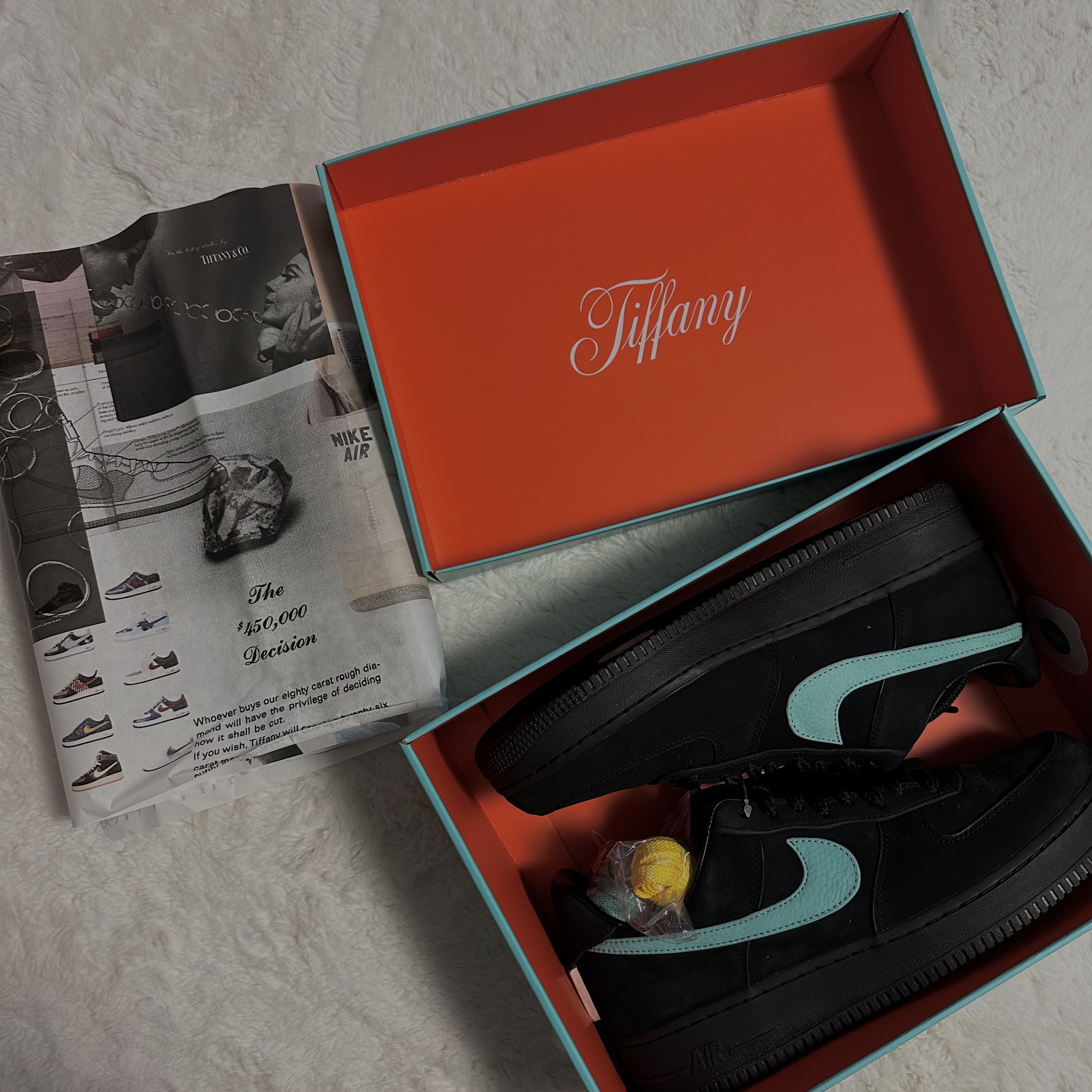 Nike x Tiffany & Co. Air Force 1 Low SP 1837 착용 스타일