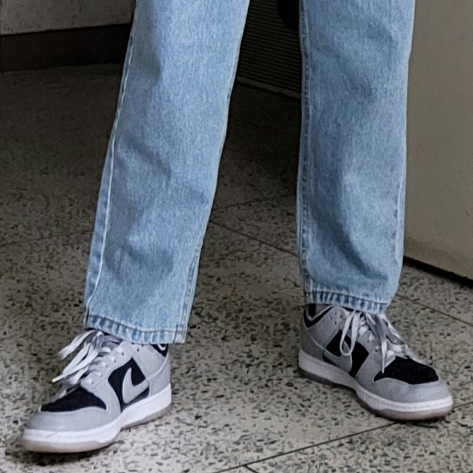 (W) Nike Dunk Low SP College Navy 착용 스타일