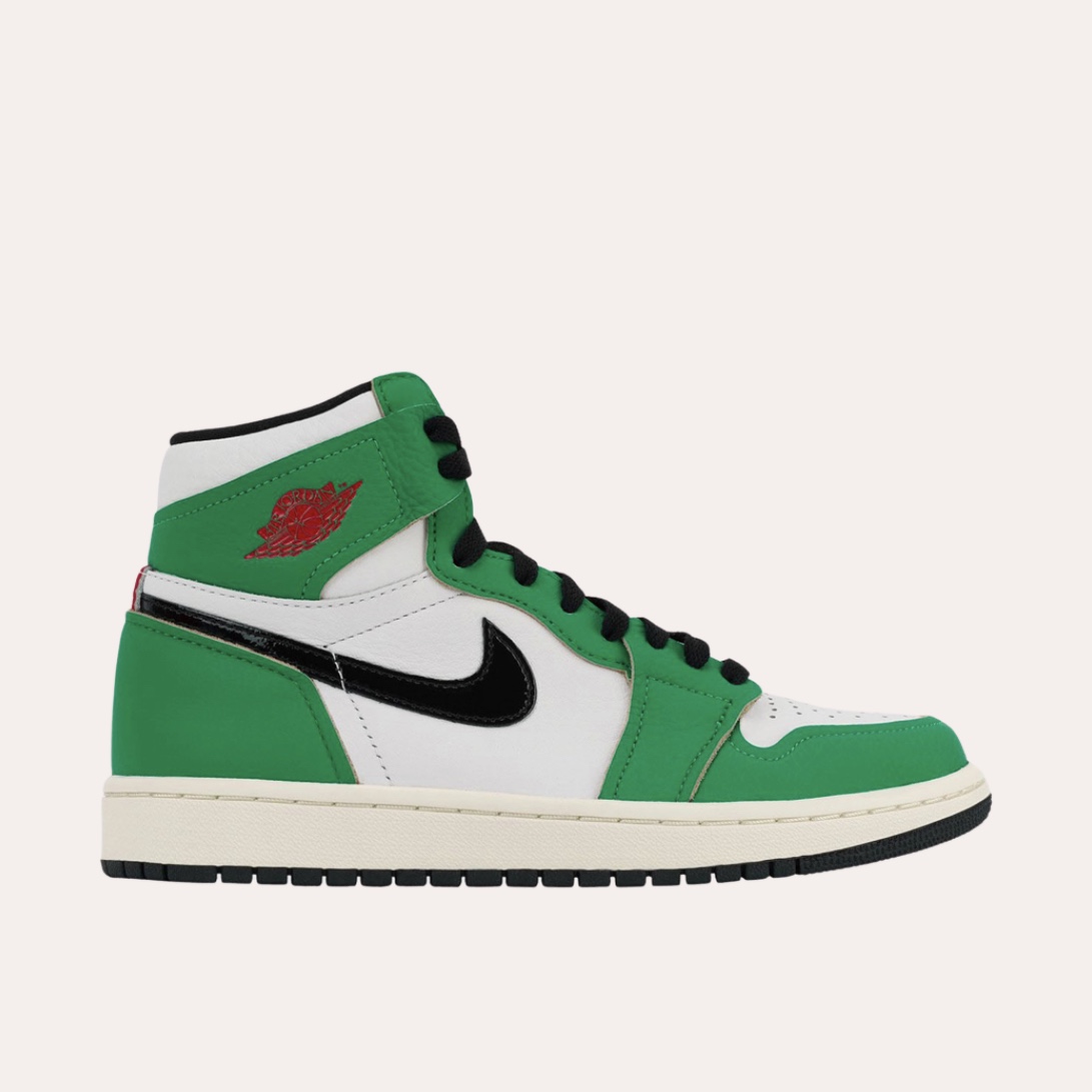 (W) Jordan 1 Retro High OG Lucky Green 착용 스타일 - 1