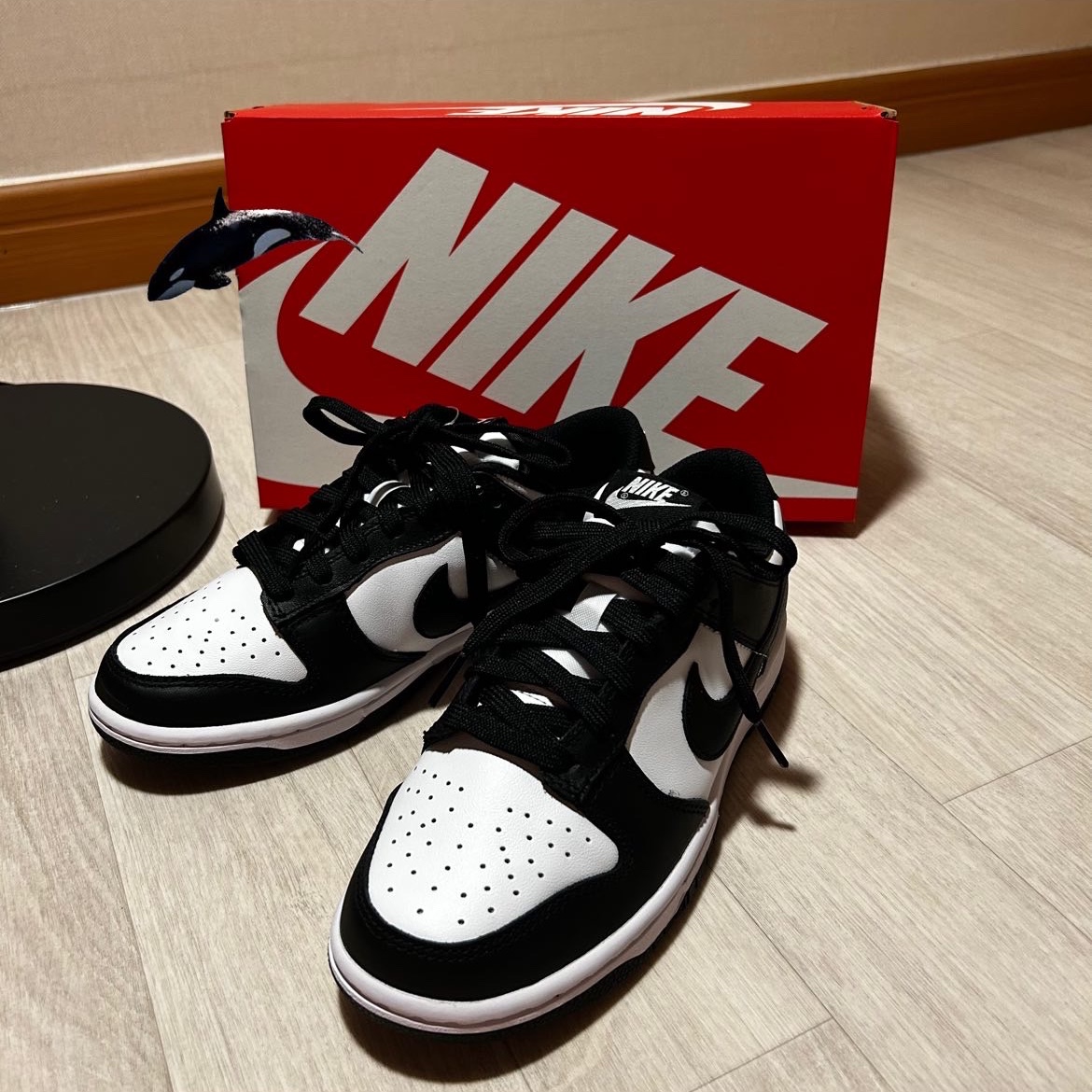 (W) Nike Dunk Low Black 착용 스타일