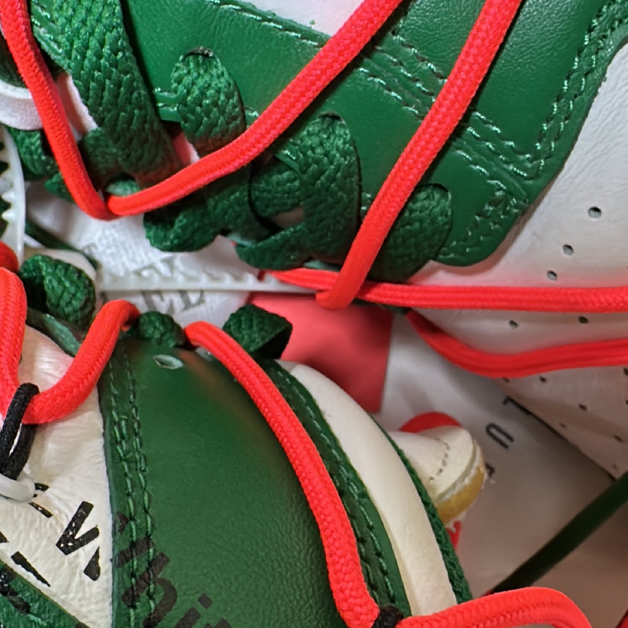 Nike x Off-White Dunk Low Pine Green 착용 스타일