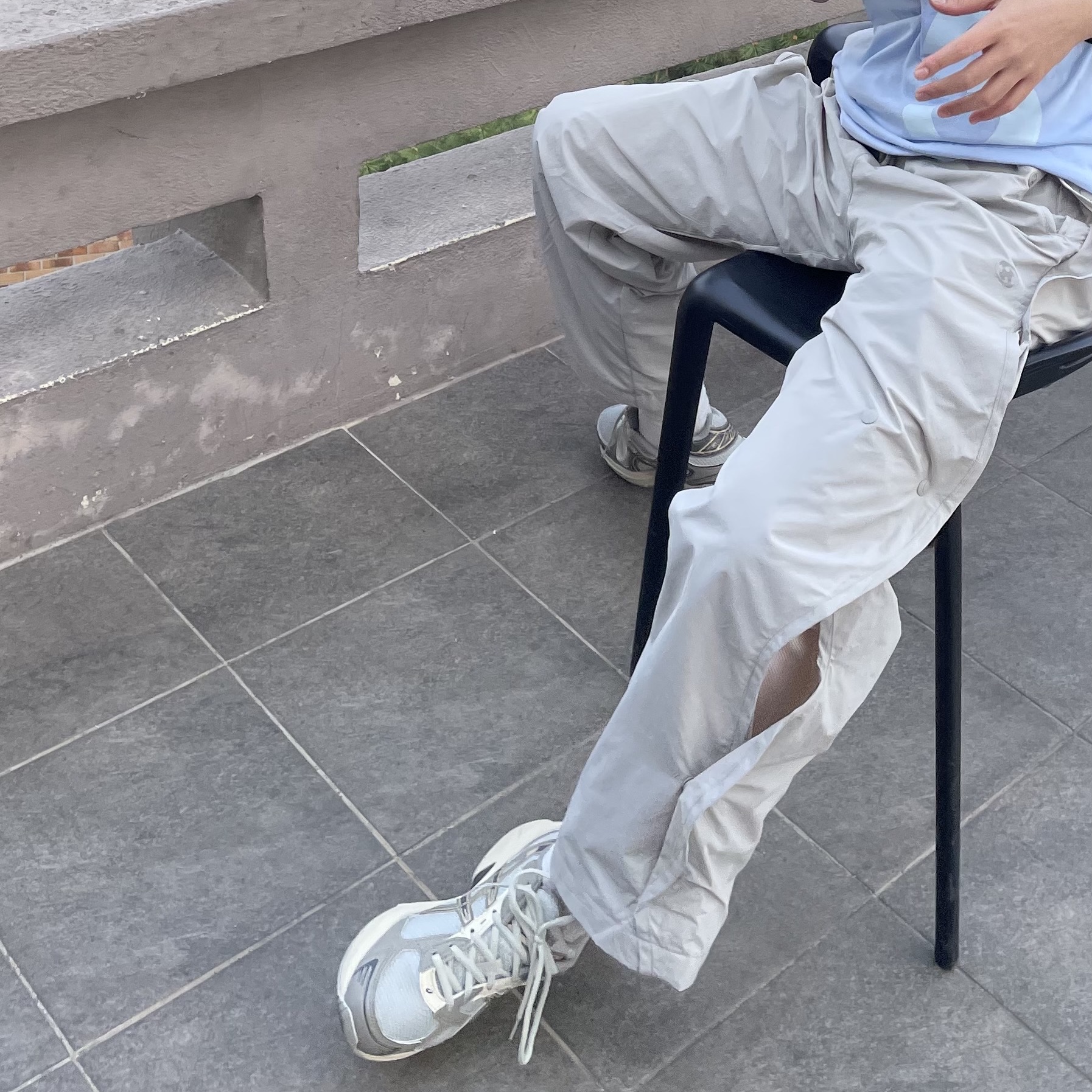Asics x I4P Gel-1130 Glacier Grey Mink 착용 스타일 - 3