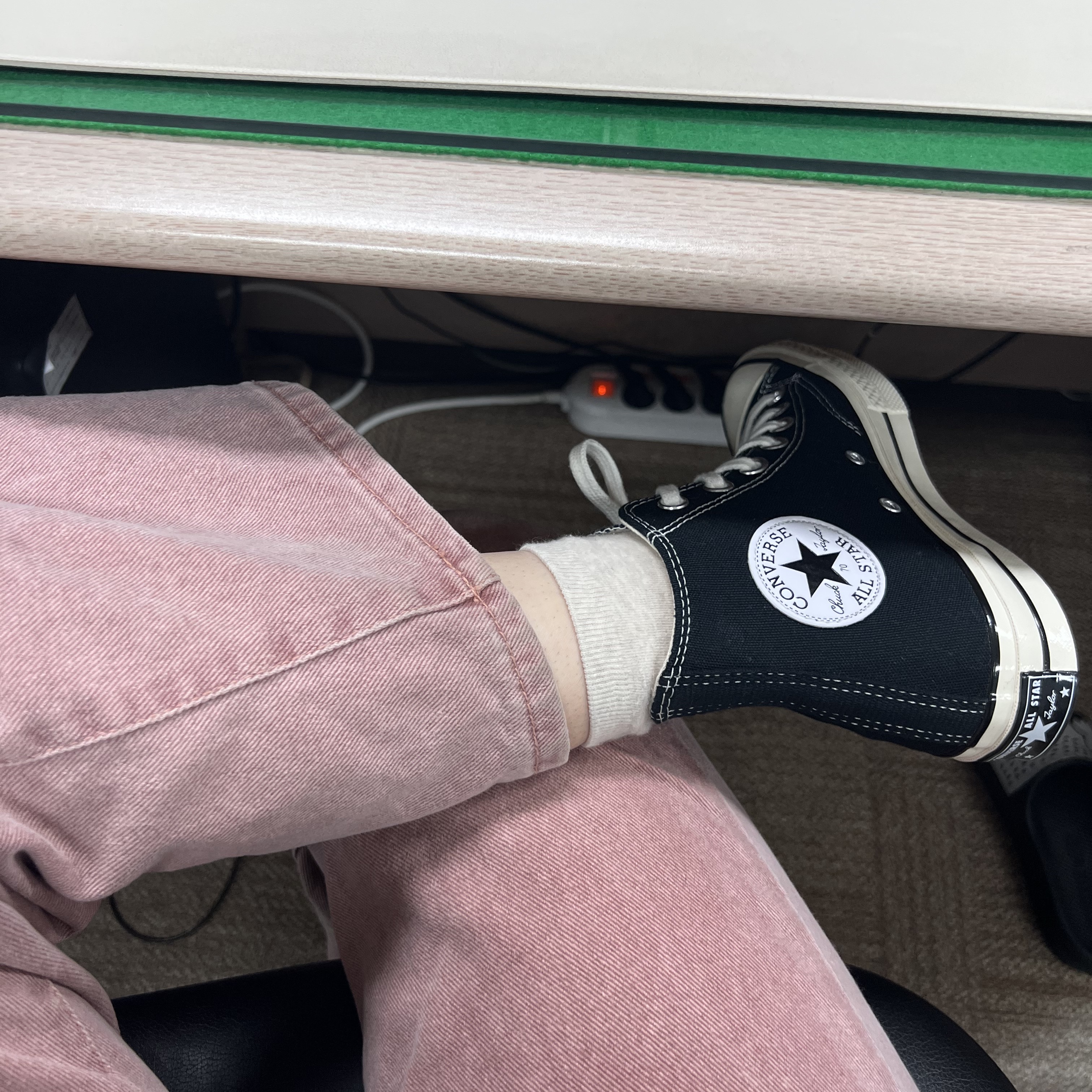 Converse Chuck 70 Hi Black 착용 스타일 - 2