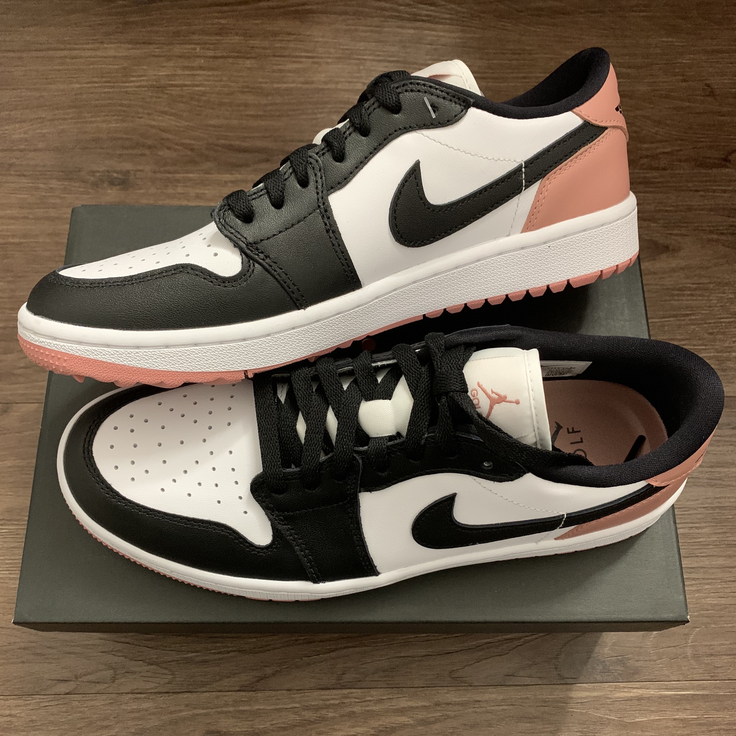 Jordan 1 Low Golf Rust Pink 착용 스타일