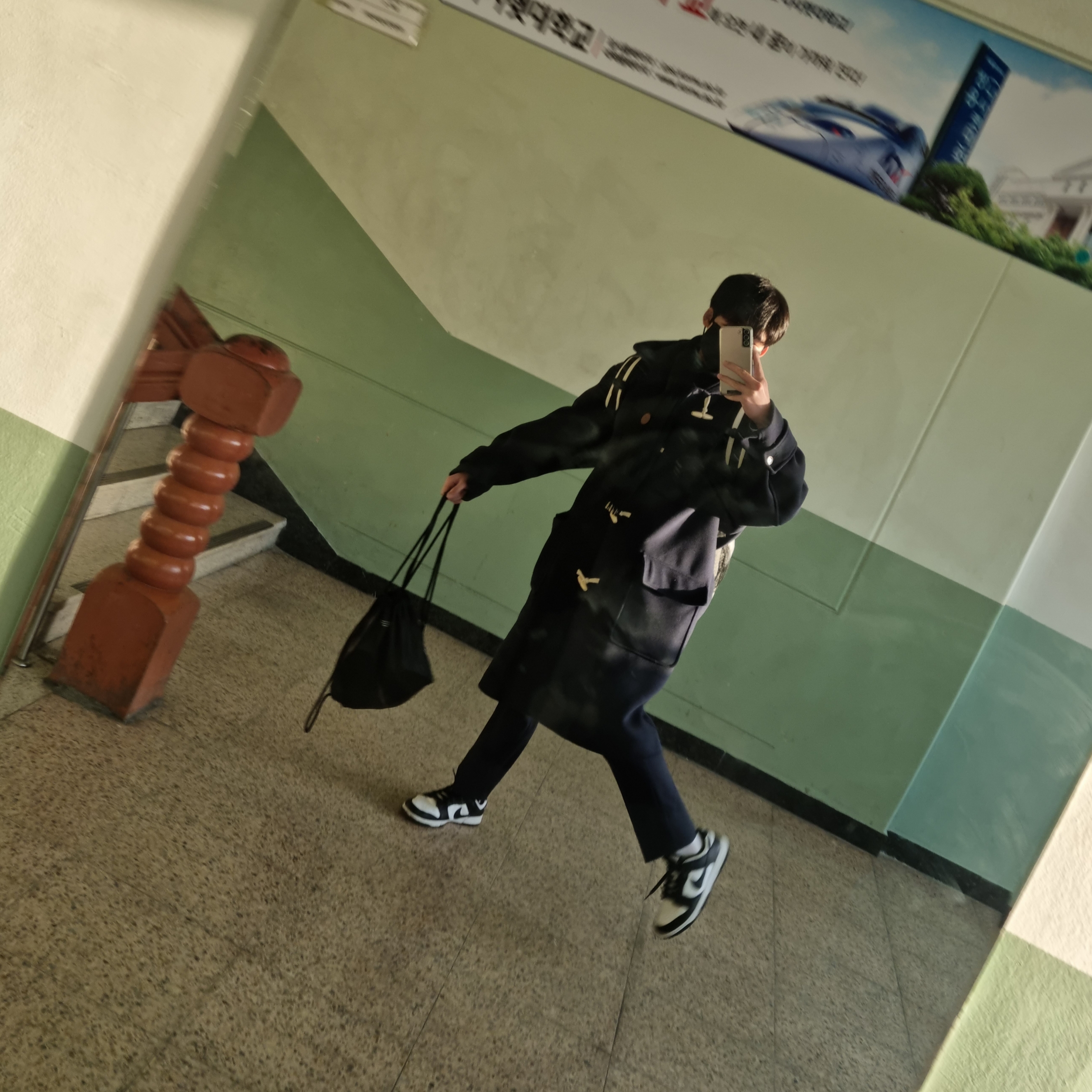 Nike Dunk Low Retro Black 착용 스타일