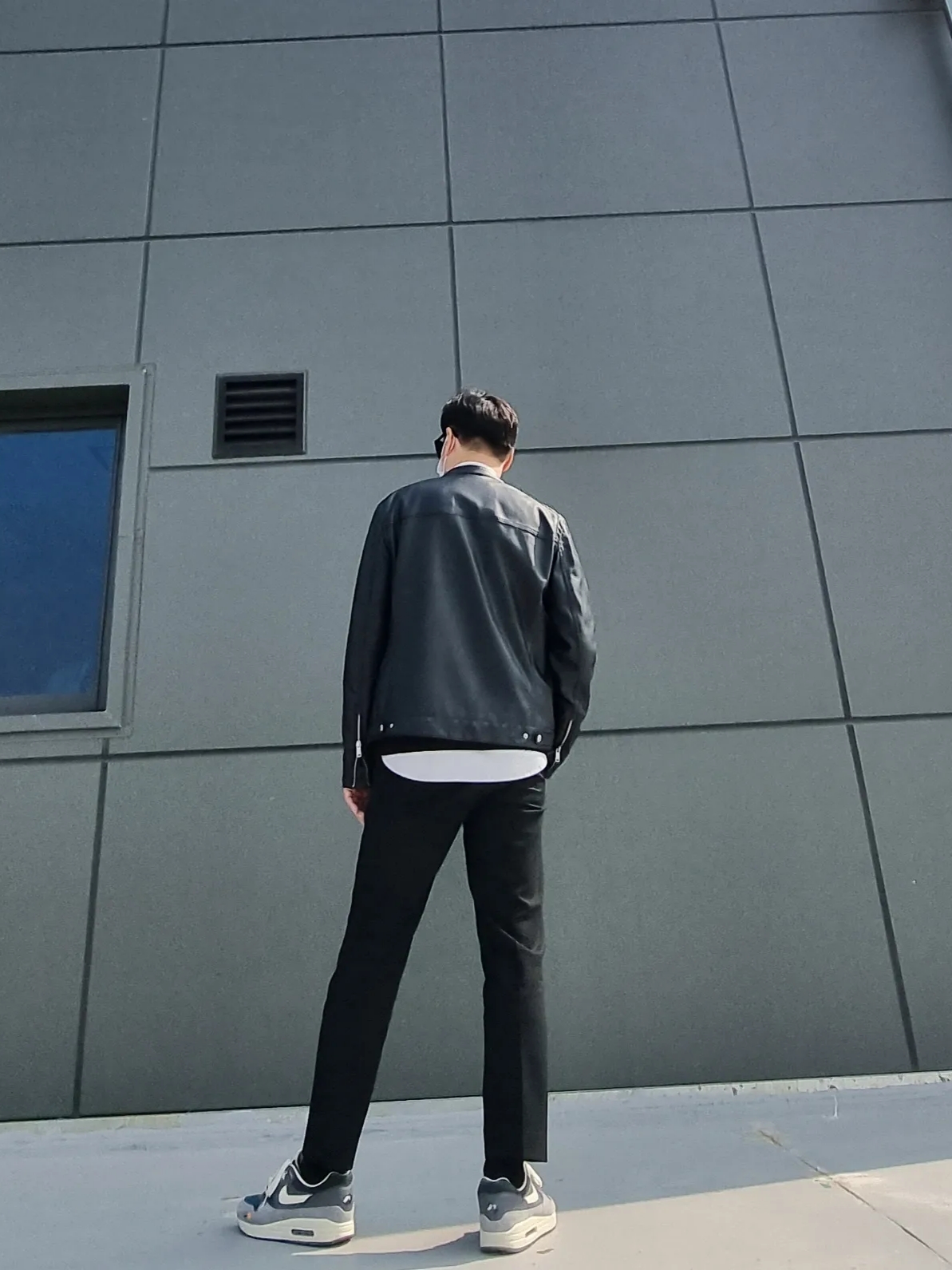 Nike x Kasina Air Max 1 SP Won-Ang Particle Grey 착용 스타일 - 3