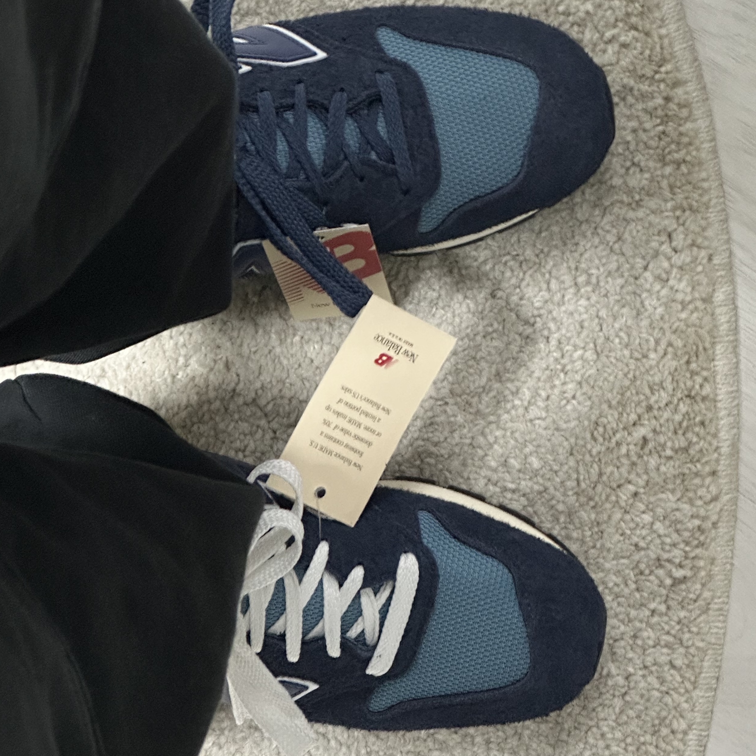 New Balance Made in USA 996 Navy 착용 스타일