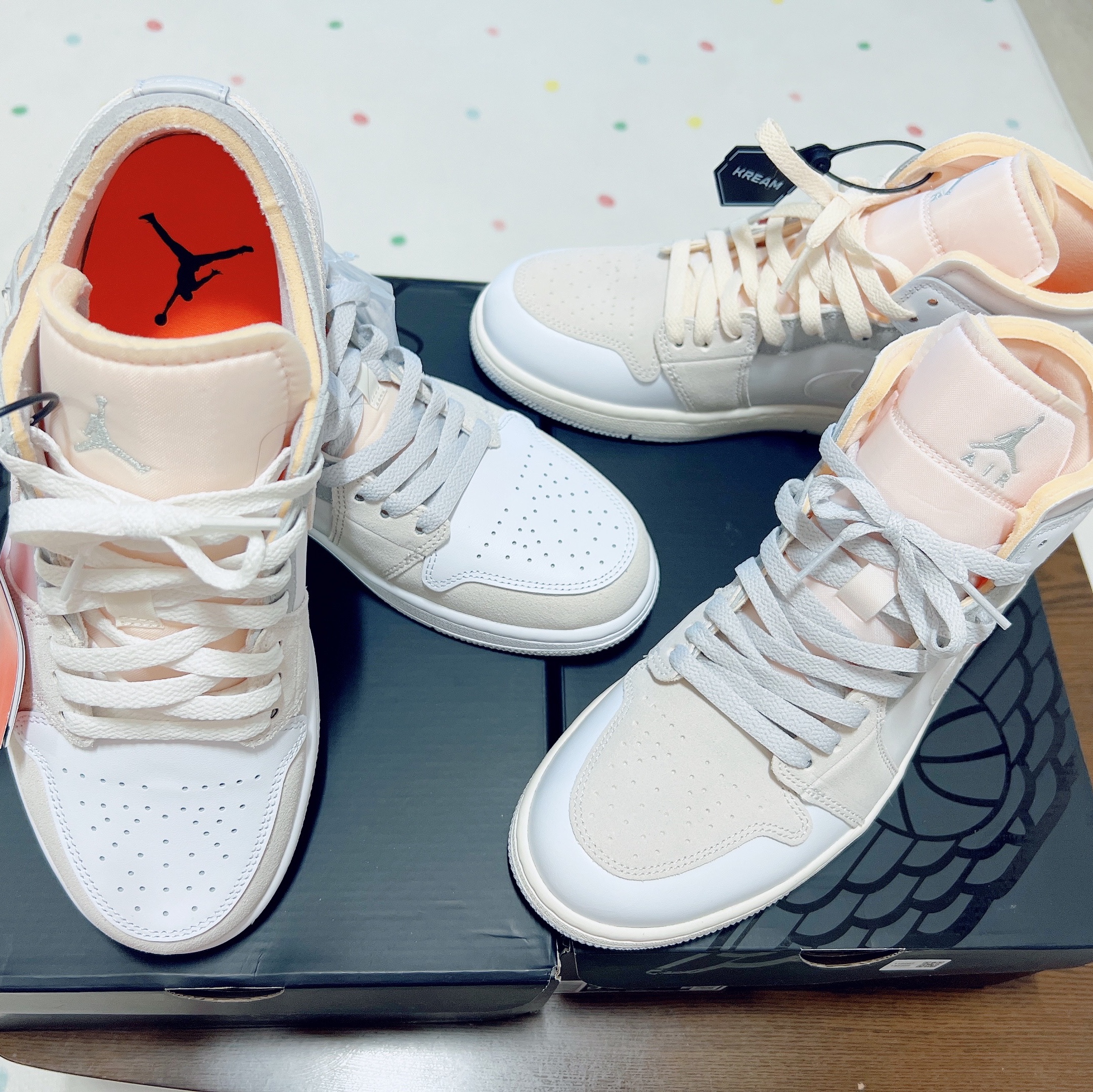 Jordan 1 Low SE Craft White and Phantom 착용 스타일