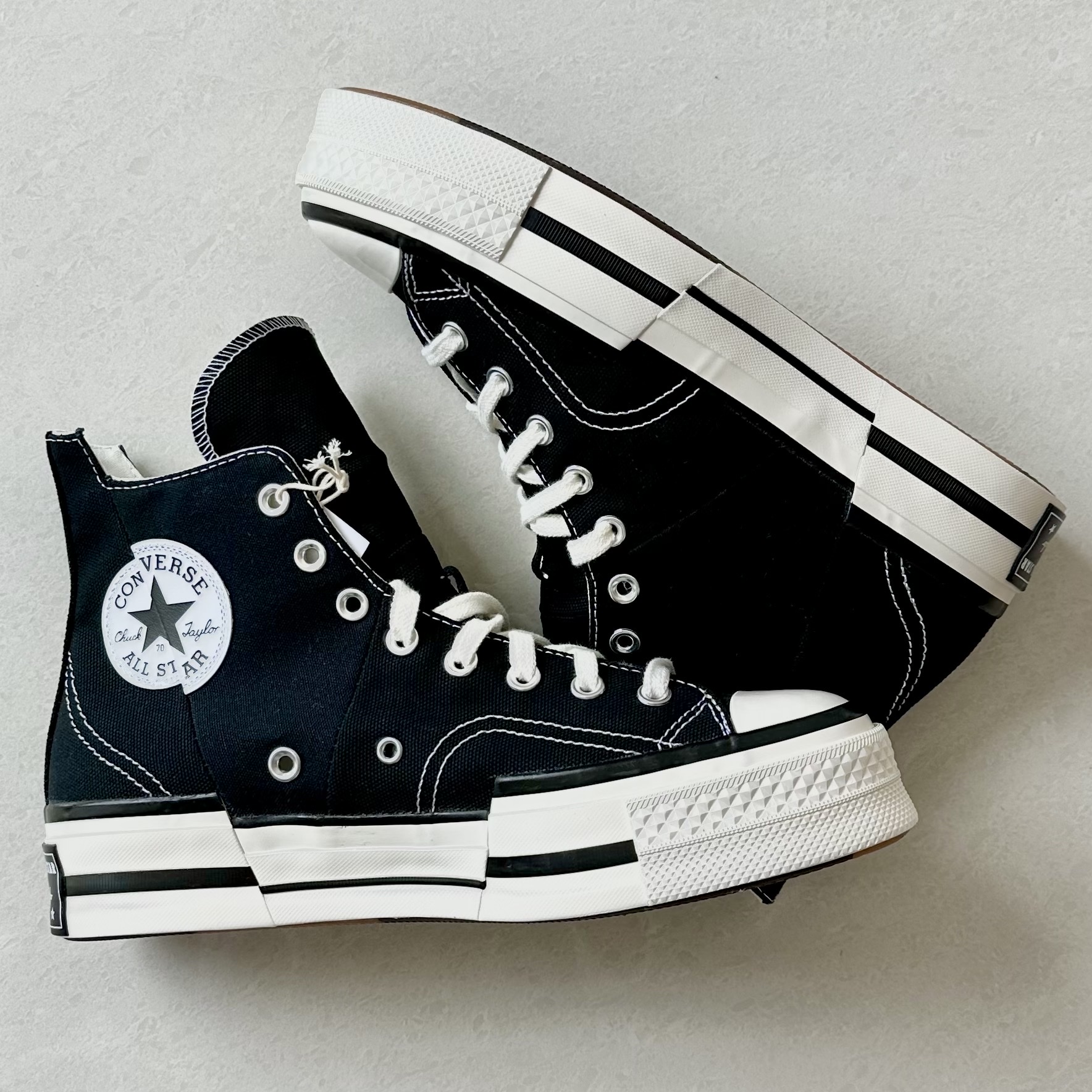 Converse Chuck 70 High Plus Black 착용 스타일