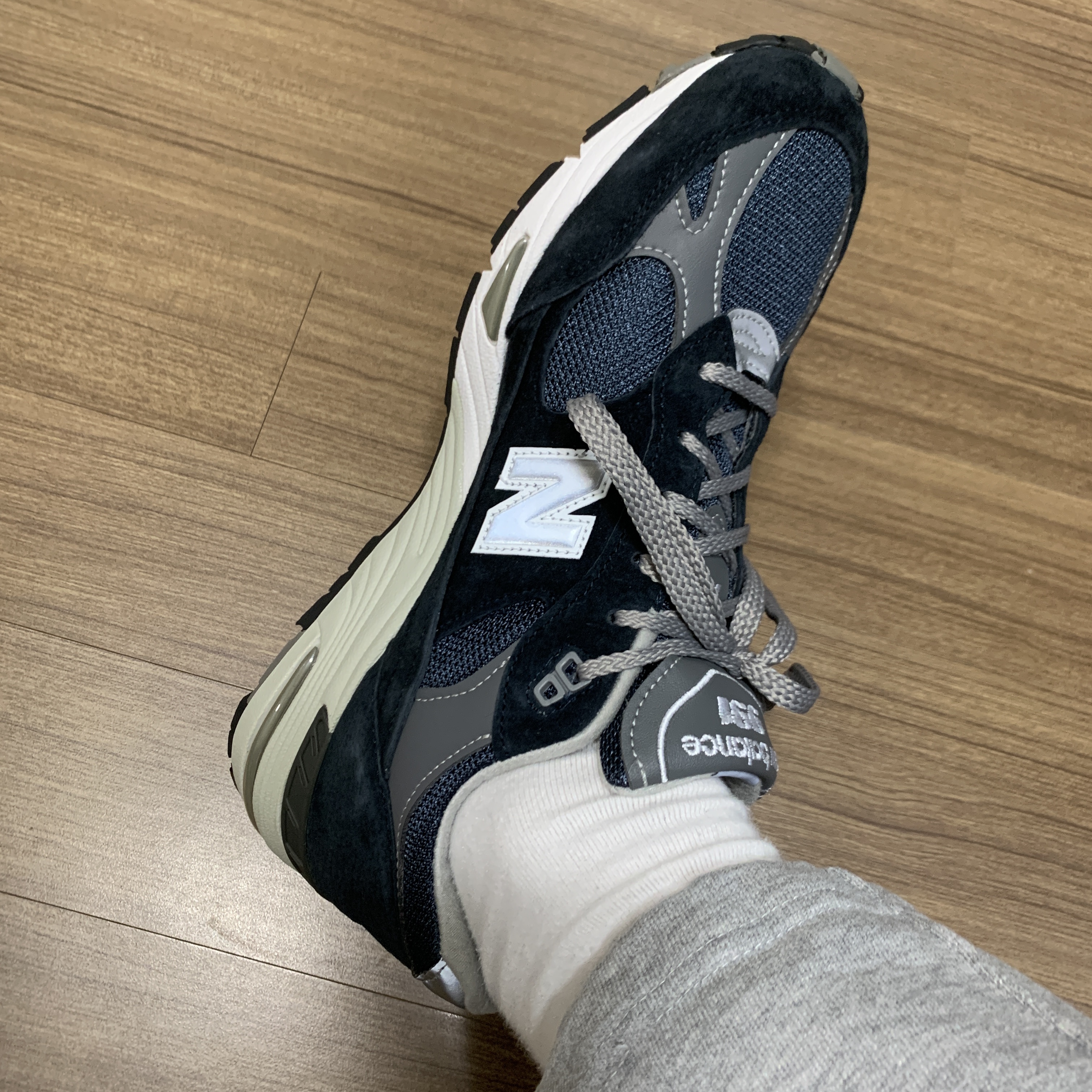 New Balance 991 Made in UK Navy 착용 스타일