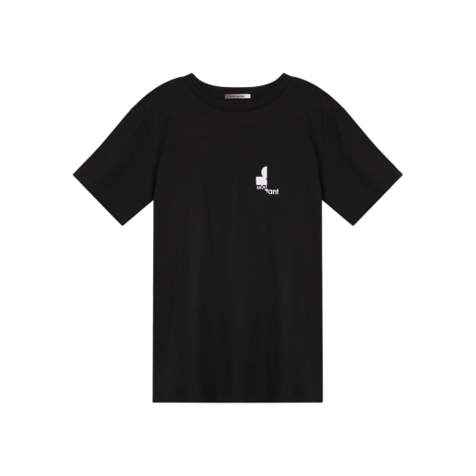이자벨 마랑 자페르 코튼 로고 티셔츠 블랙 - 23SS