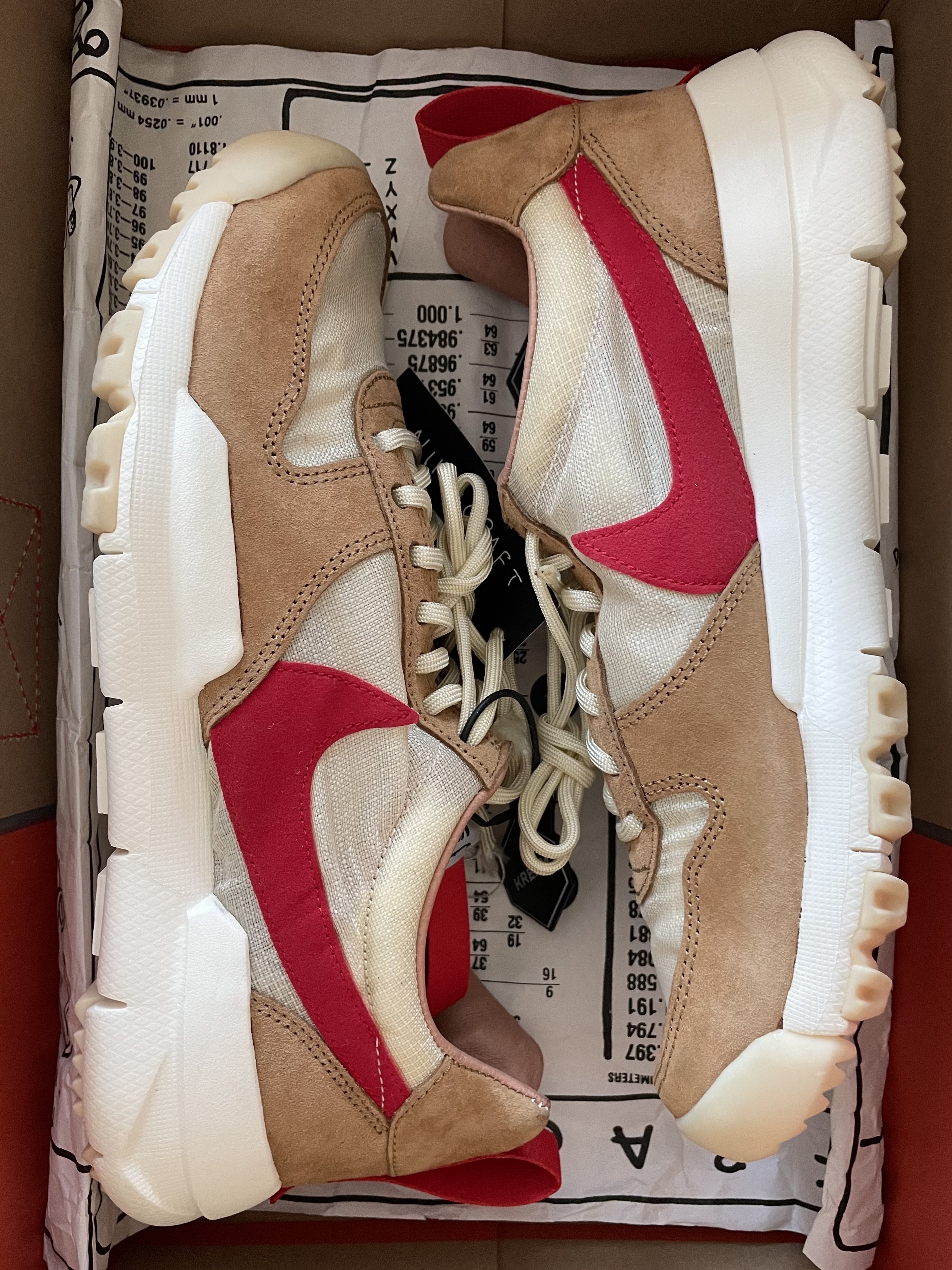 Nike x Tom Sachs General Purpose Shoe Archive, Nike x Tom Sachs General Purpose Shoe Light Cream 착용 스타일 - 3