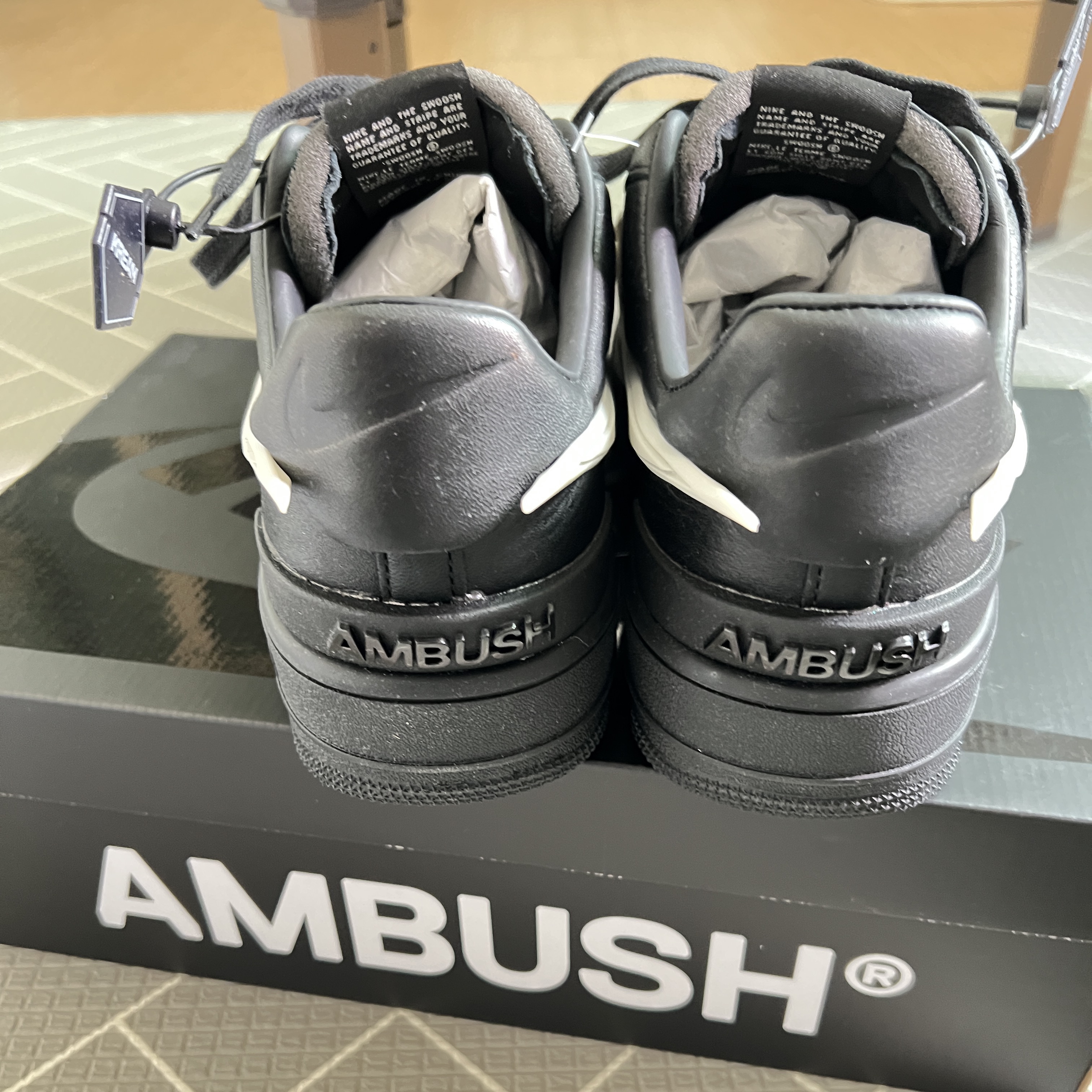 Nike x Ambush Air Force 1 Low SP Black 착용 스타일 - 3