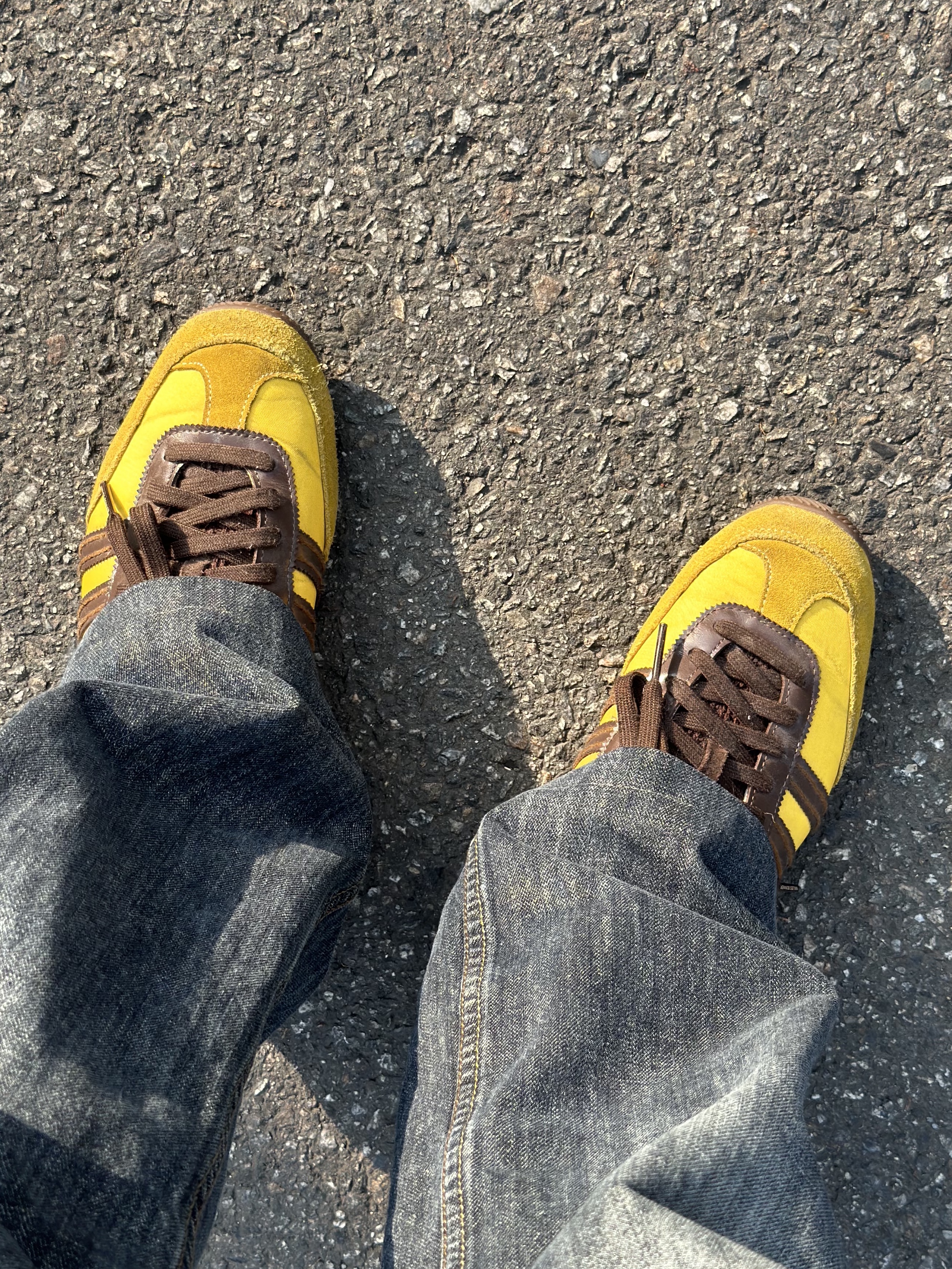 Adidas x Wales Bonner Japan Shoes Hazy Yellow Dark Brown 착용 스타일 - 3