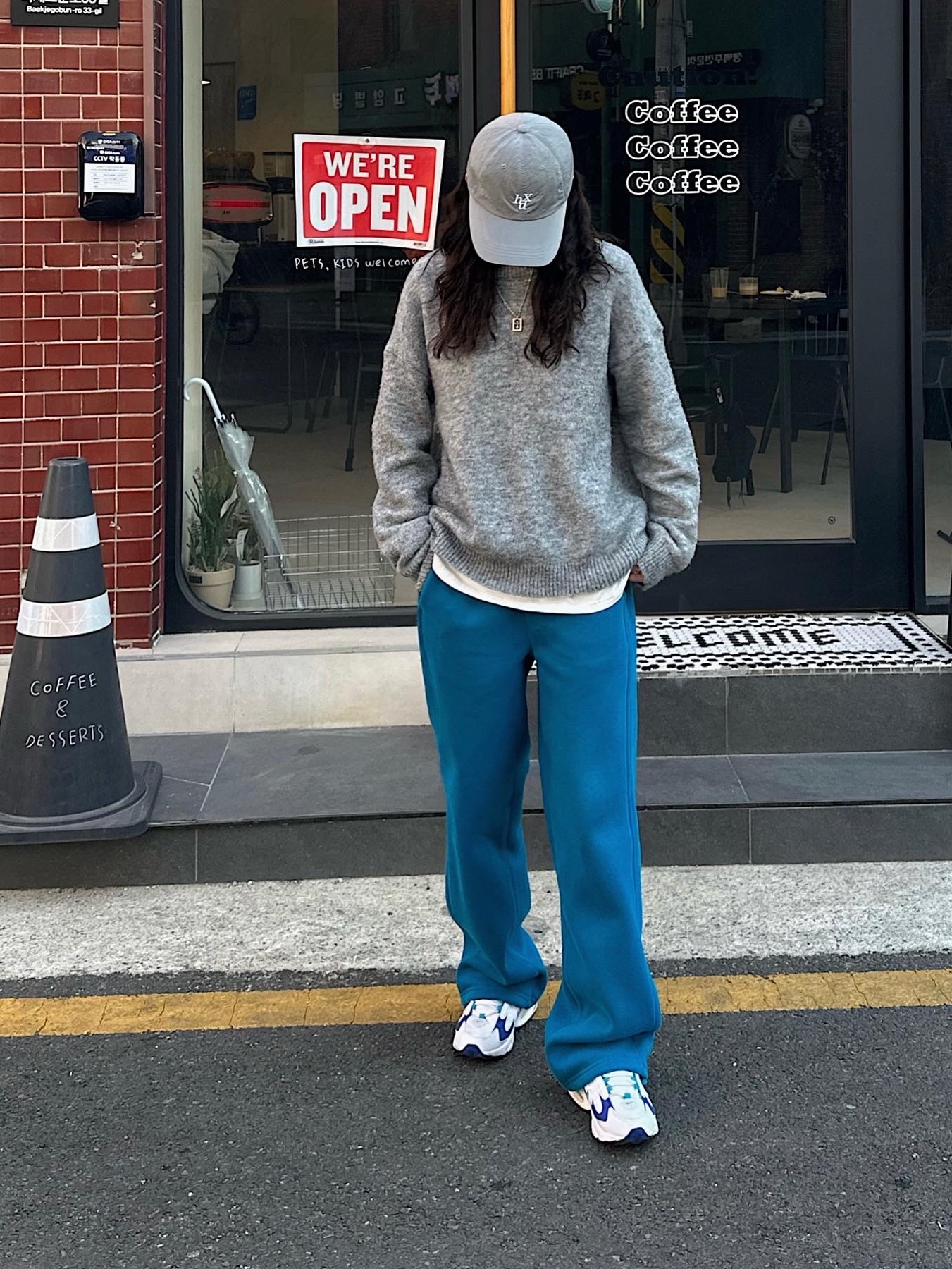 Nike Air Max Triax 96 Varsity Royal 착용 스타일 - 1