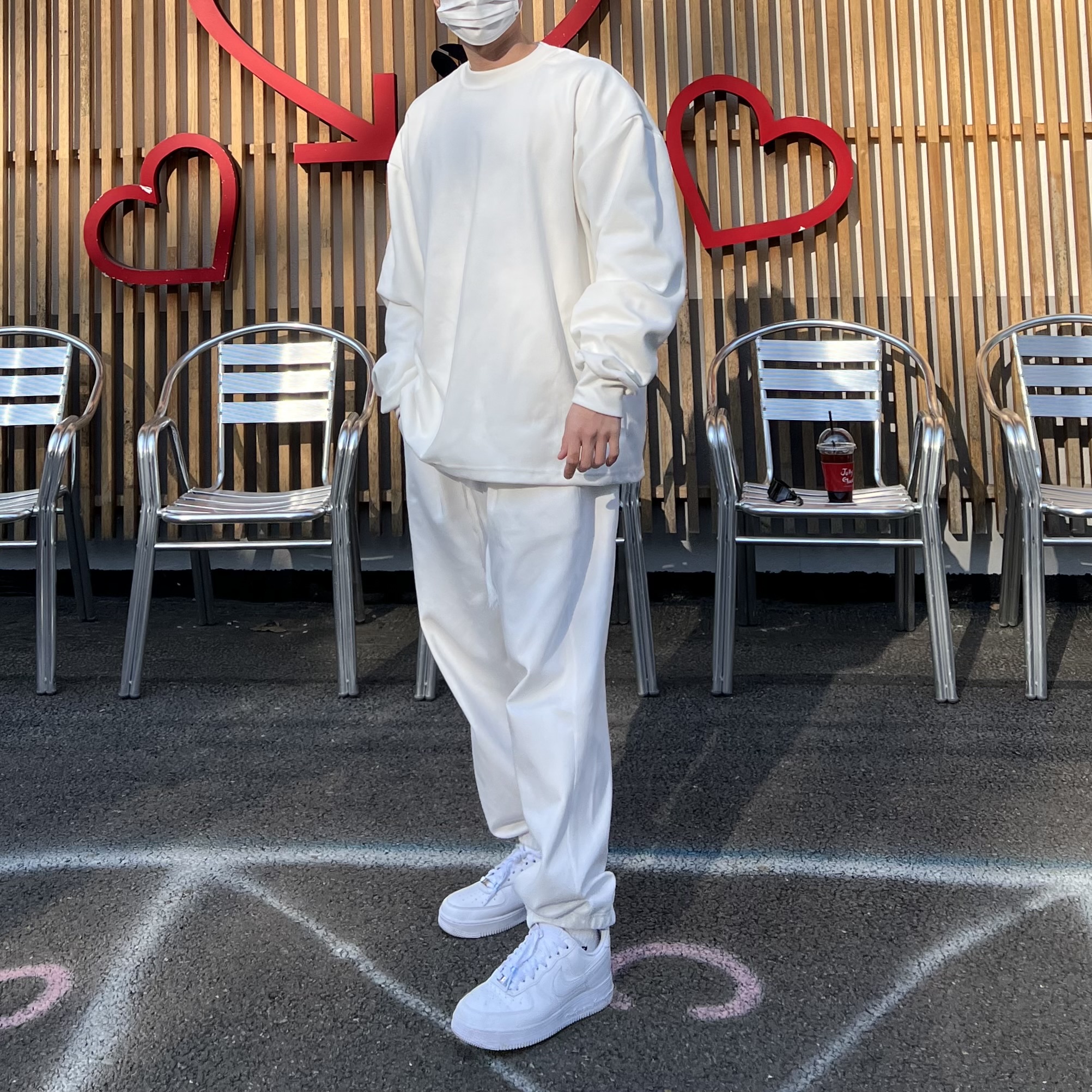 Nike x Drake Nocta Air Force 1 Low SP Certified Lover Boy White, Nike Air Force 1 '07 Low White 착용 스타일 - 3
