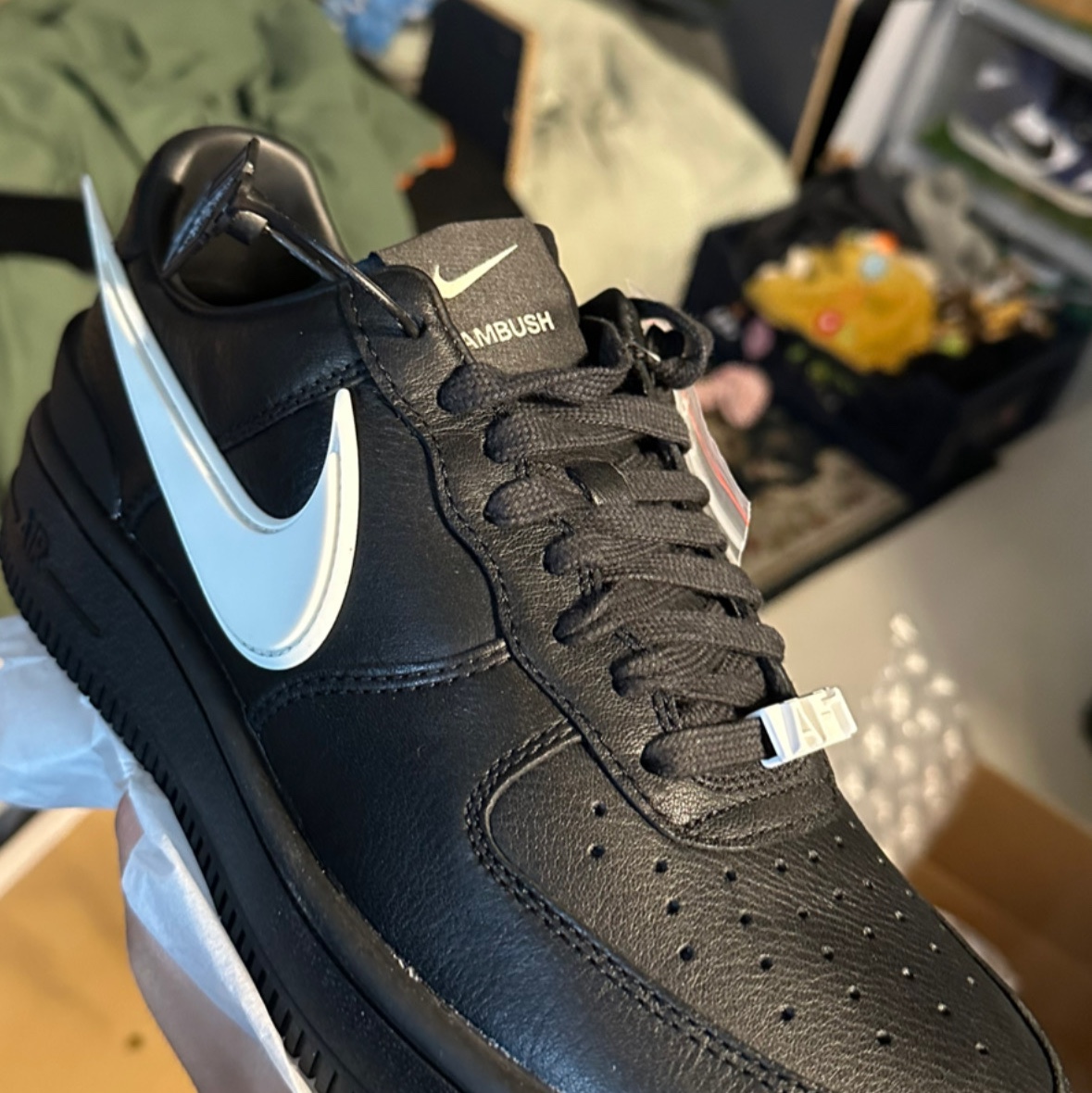 Nike x Ambush Air Force 1 Low SP Black 착용 스타일 - 2