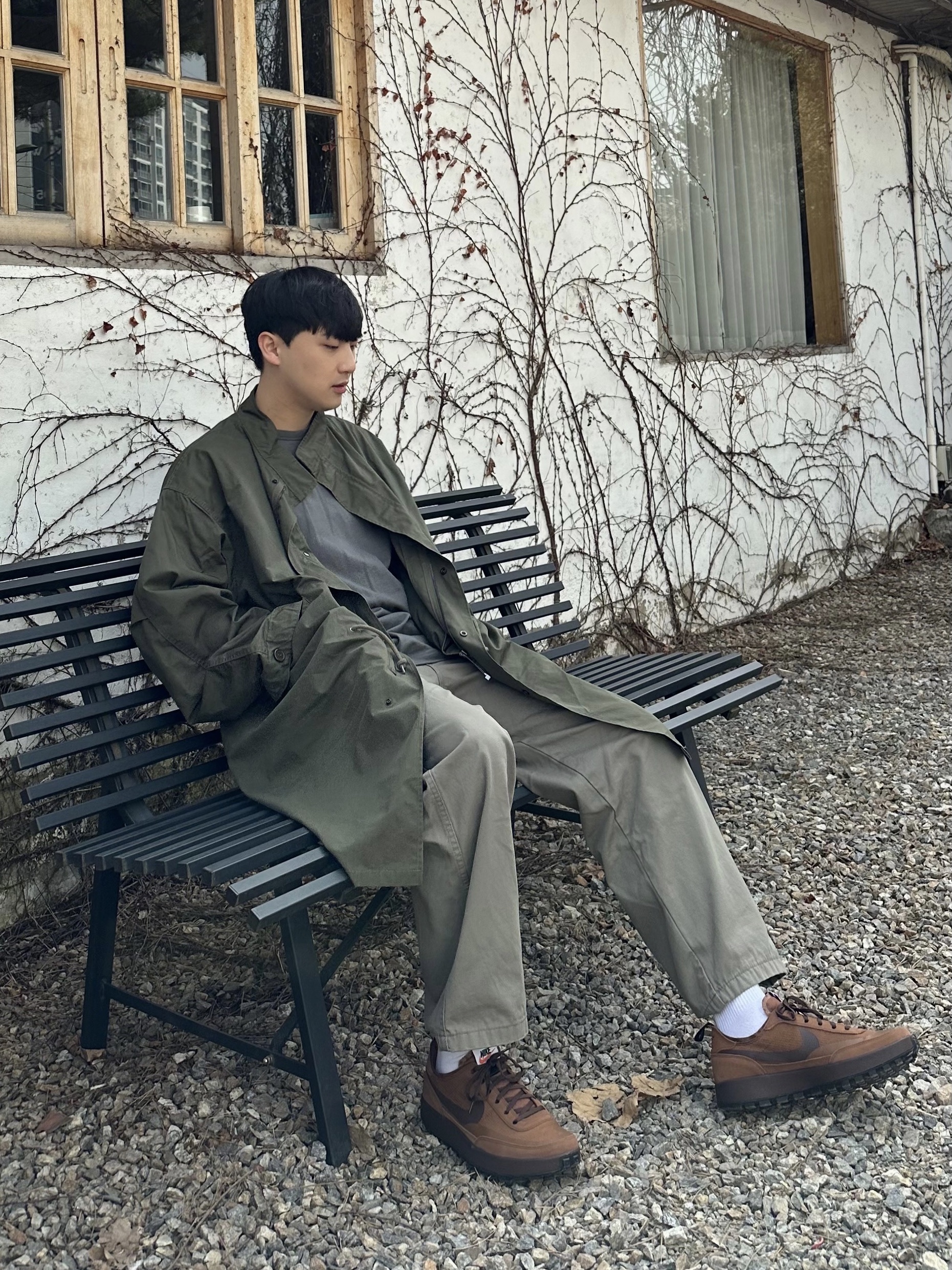 Nike x Tom Sachs General Purpose Shoe Brown 착용 스타일