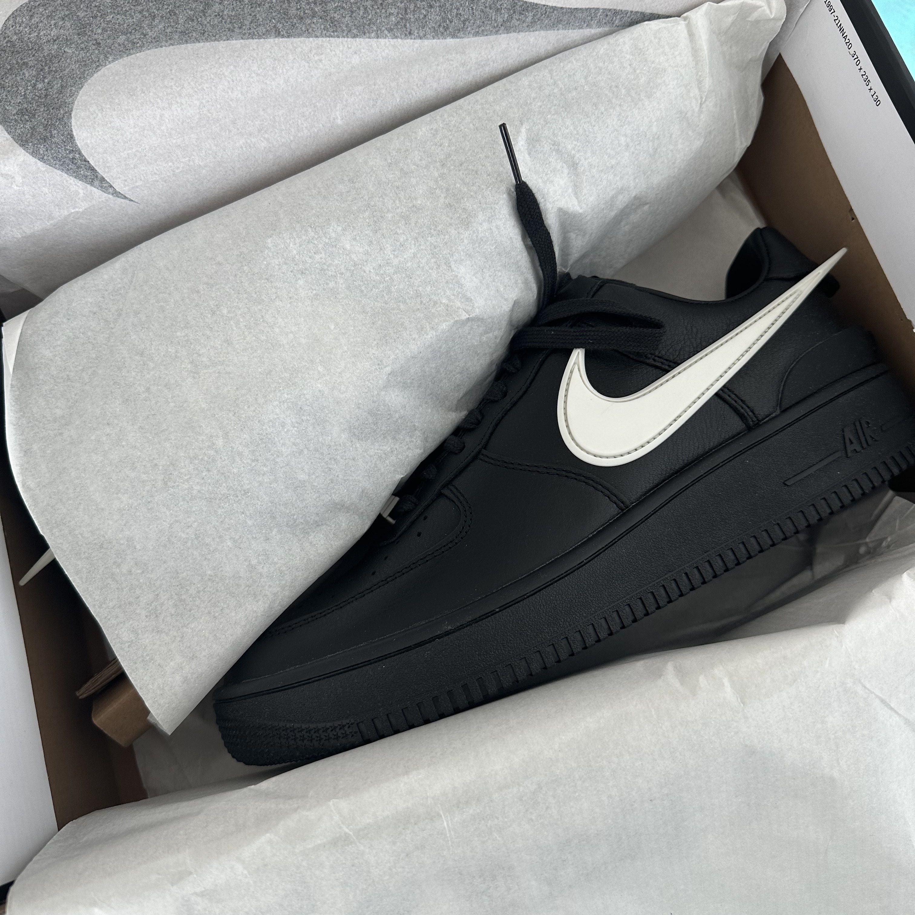 Nike x Ambush Air Force 1 Low SP Black 착용 스타일 - 4