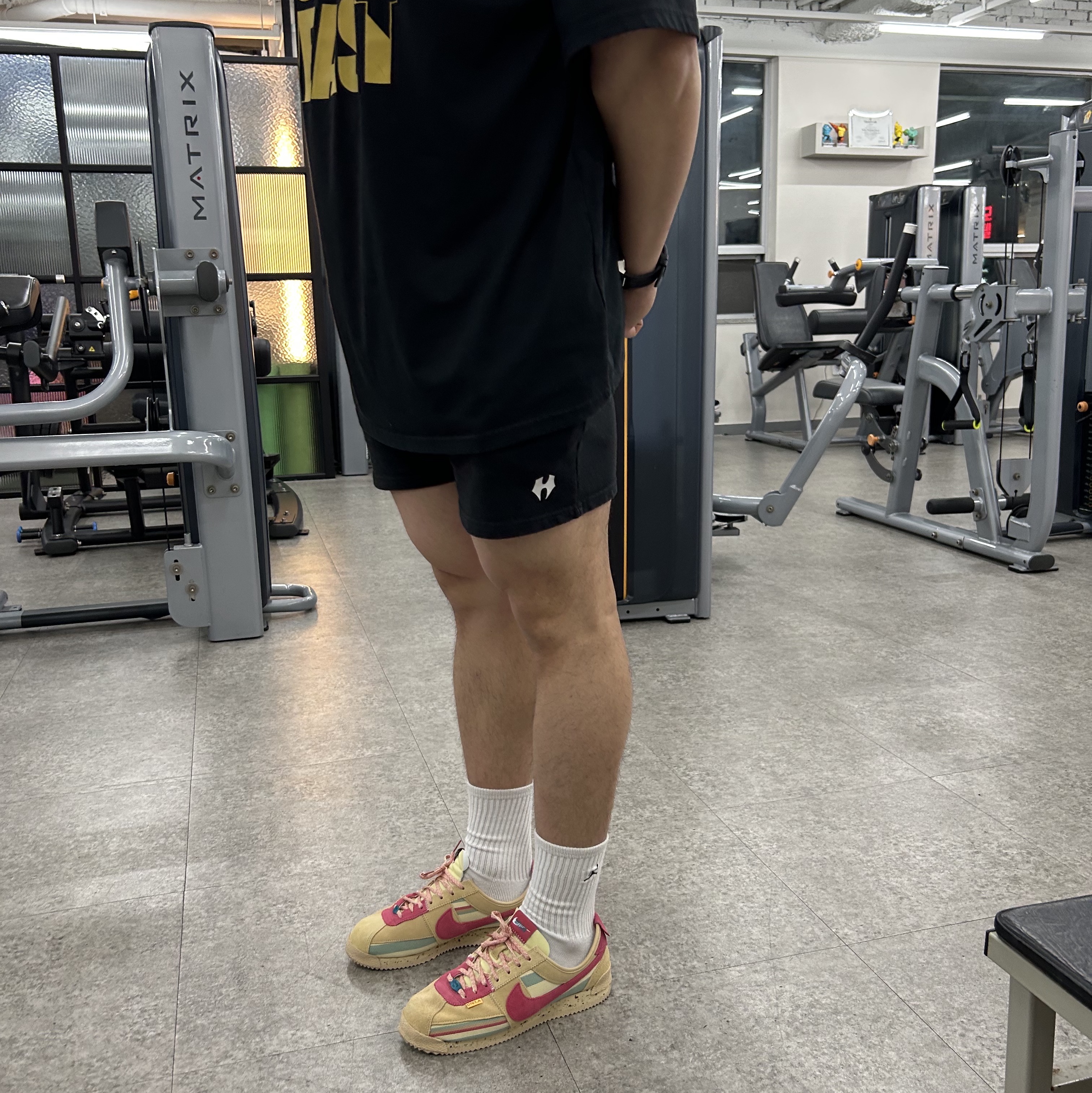 Nike x Union Cortez SP Sesame 착용 스타일