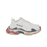 (W) Balenciaga Triple S Sneakers White Red