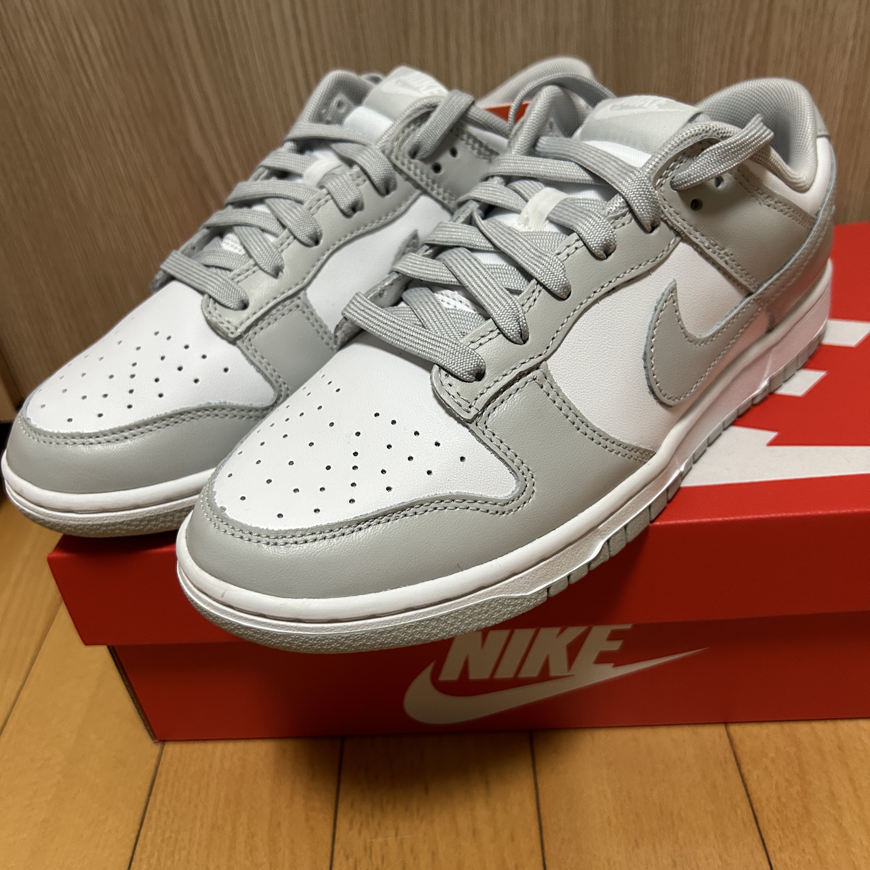 Nike Dunk Low Retro Grey Fog 착용 스타일