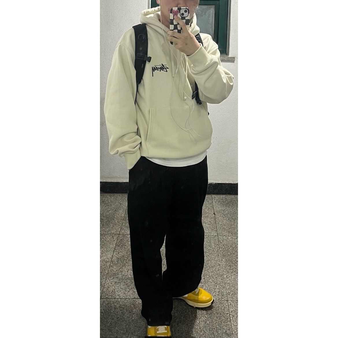 Stussy 8 Ball Fade Hoodie Putty, Nike x Tom Sachs General Purpose Shoe Archive 착용 스타일 - 1