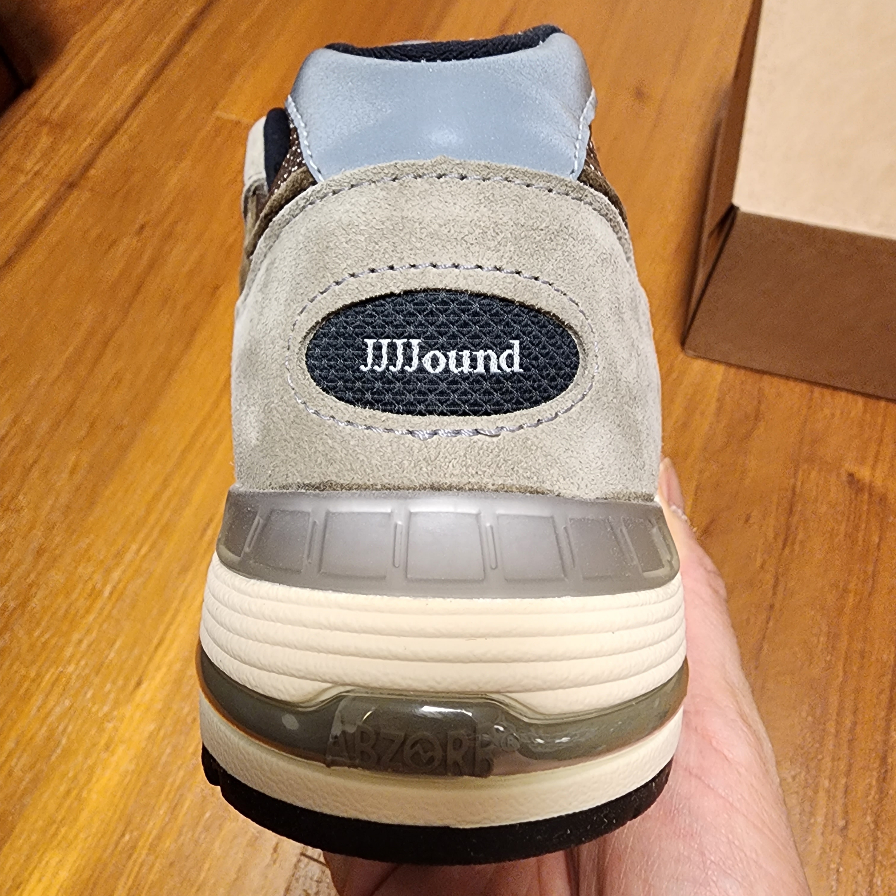 New Balance x JJJJound 991 Made in UK Grey 착용 스타일 - 3
