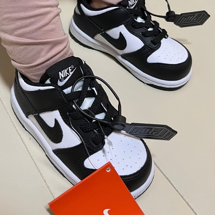 (TD) Nike Dunk Low Black 착용 스타일