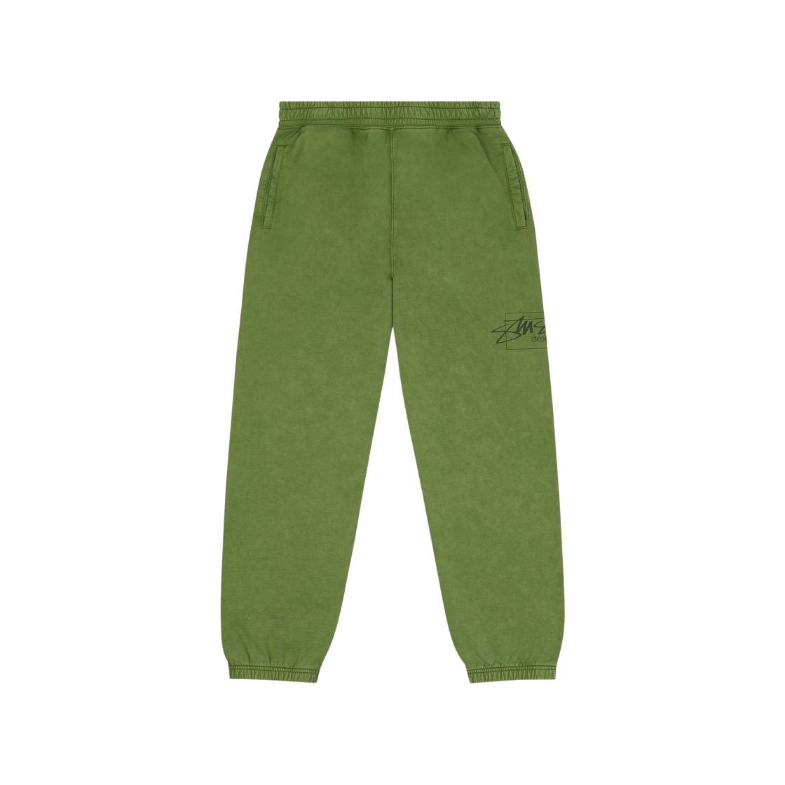 Stussy Dyed Designs Pants Green 상세 이미지 1