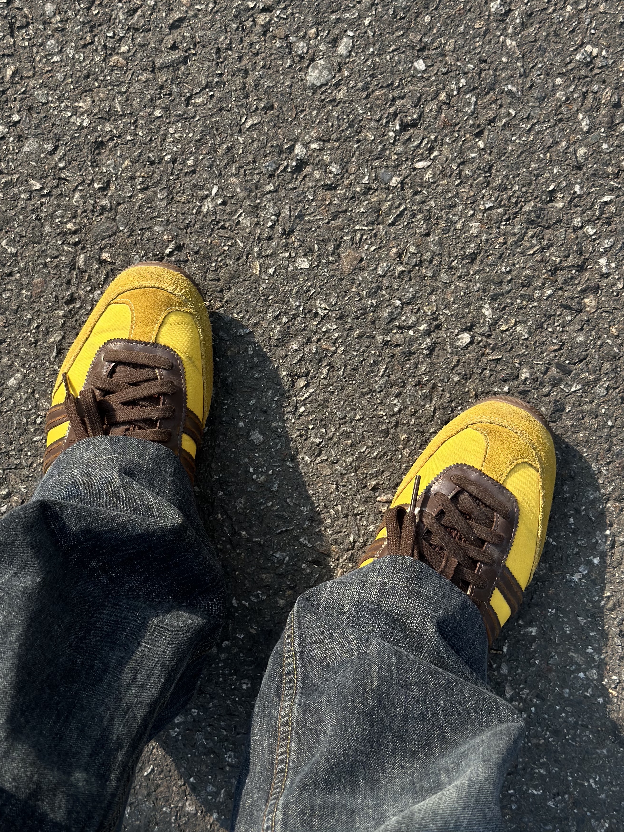 Adidas x Wales Bonner Japan Shoes Hazy Yellow Dark Brown 착용 스타일 - 2