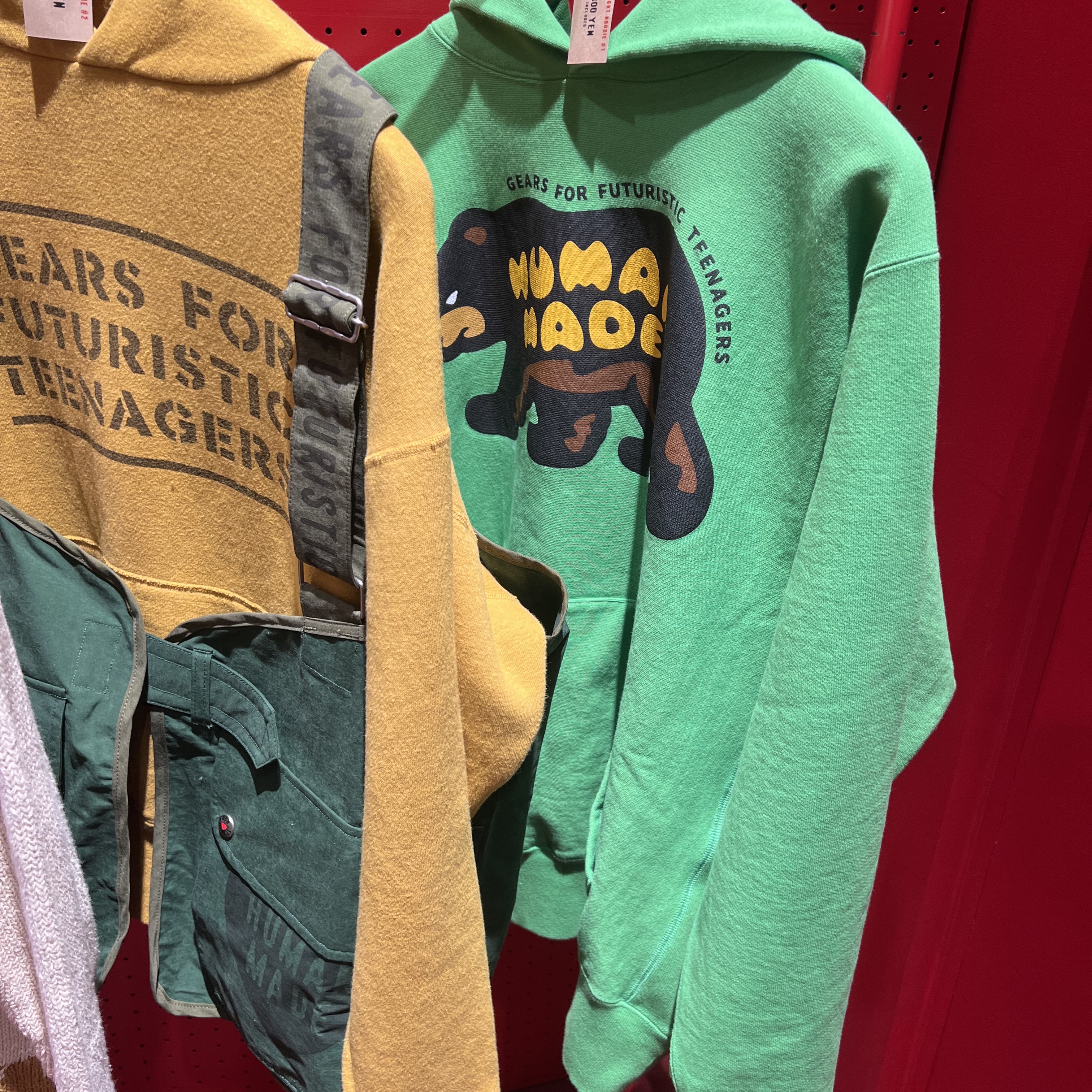 Human Made Heavyweight Hoodie #1 Green 착용 스타일