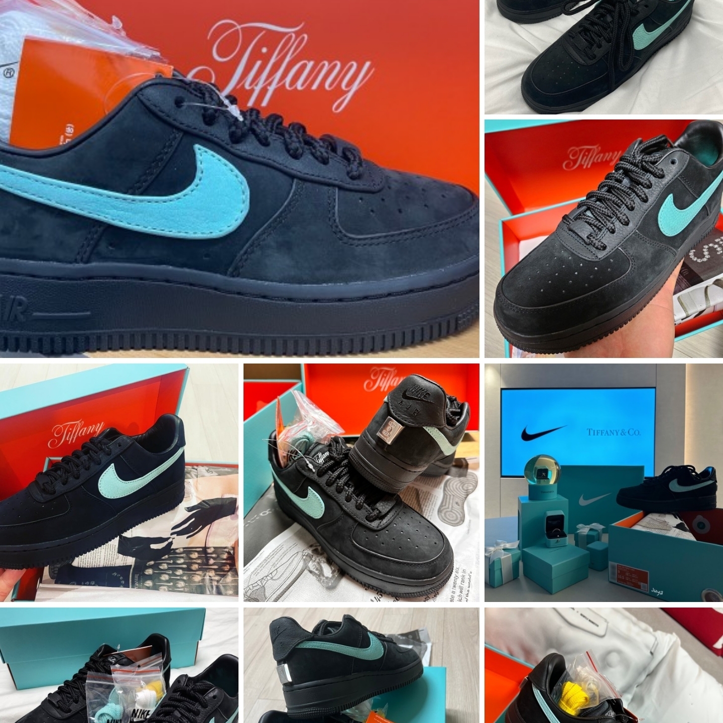 Nike x Tiffany & Co. Air Force 1 Low SP 1837 착용 스타일