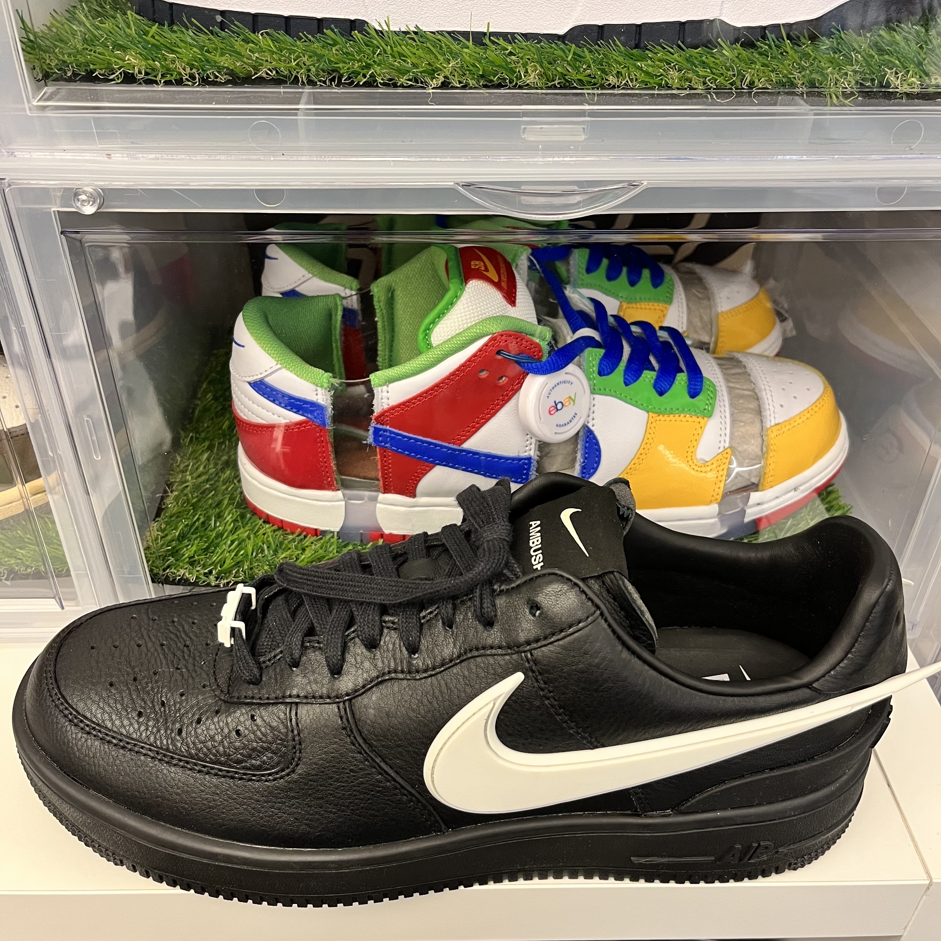 Nike x Ambush Air Force 1 Low SP Black 착용 스타일 - 2