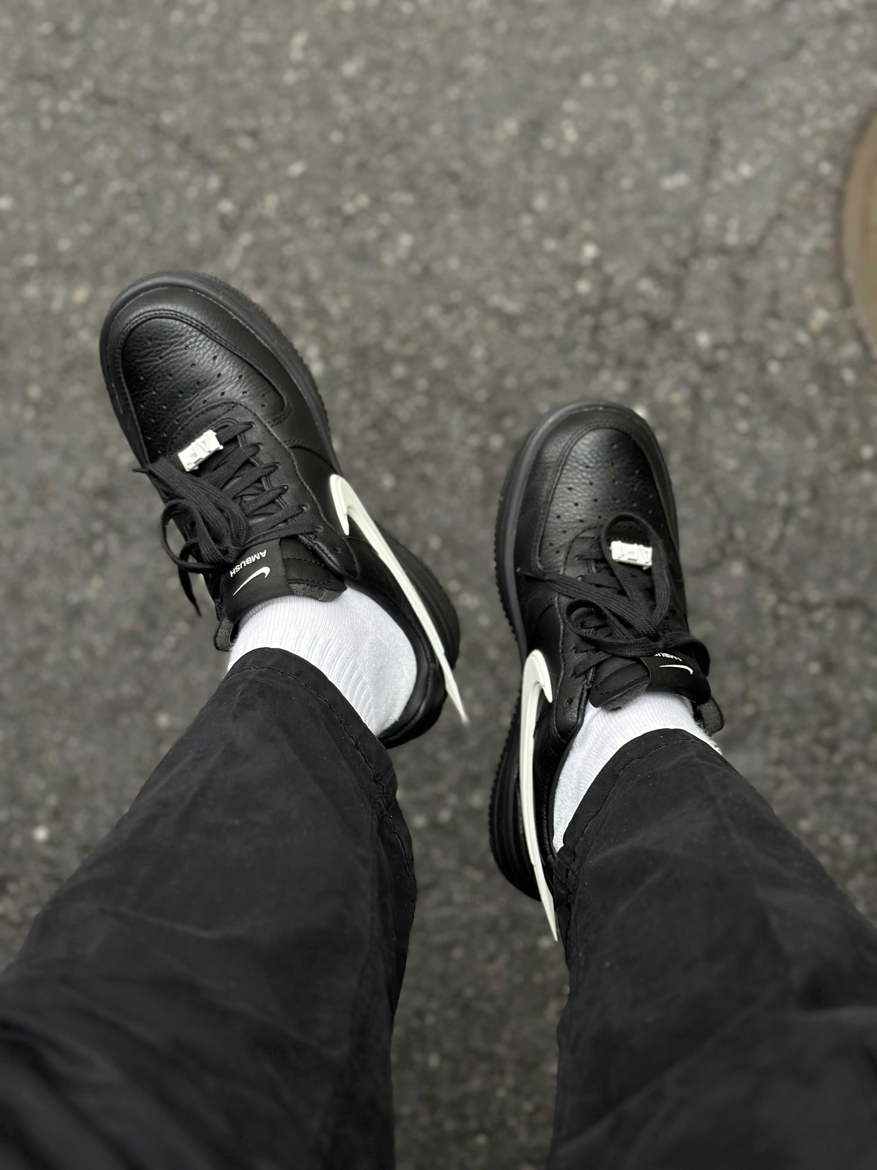 Nike x Ambush Air Force 1 Low SP Black 착용 스타일
