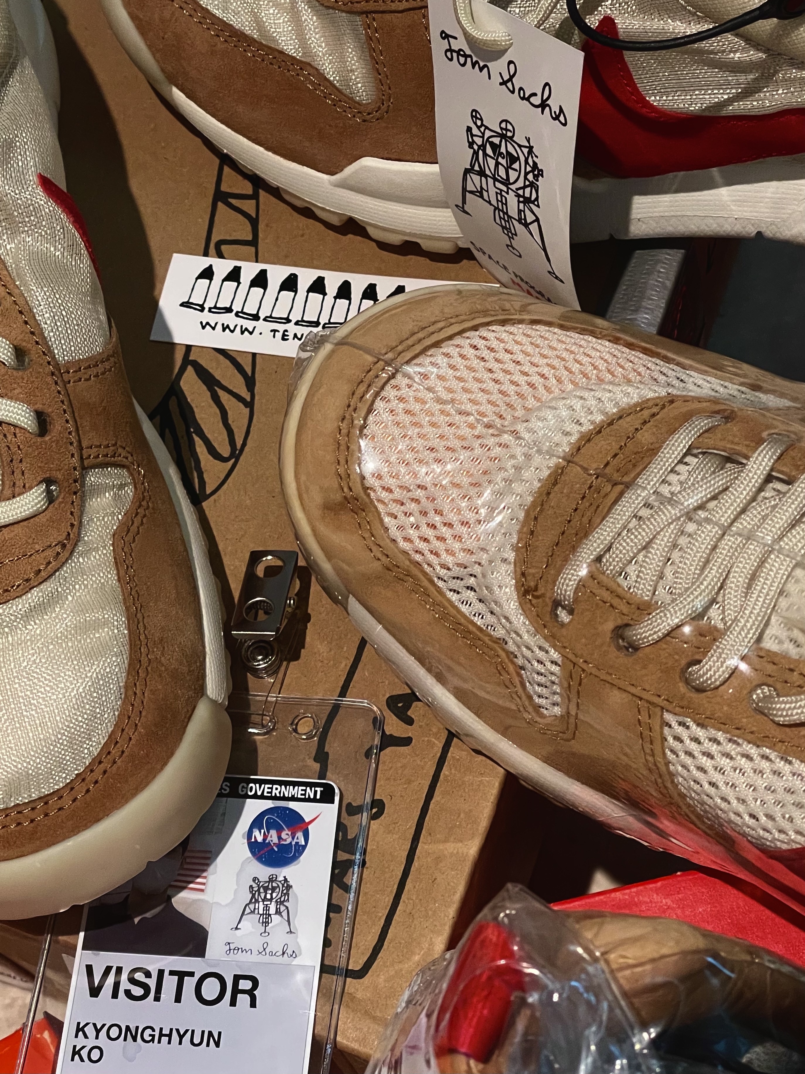 Nike x Tom Sachs General Purpose Shoe Archive, Nike x Tom Sachs General Purpose Shoe Light Cream 착용 스타일 - 2