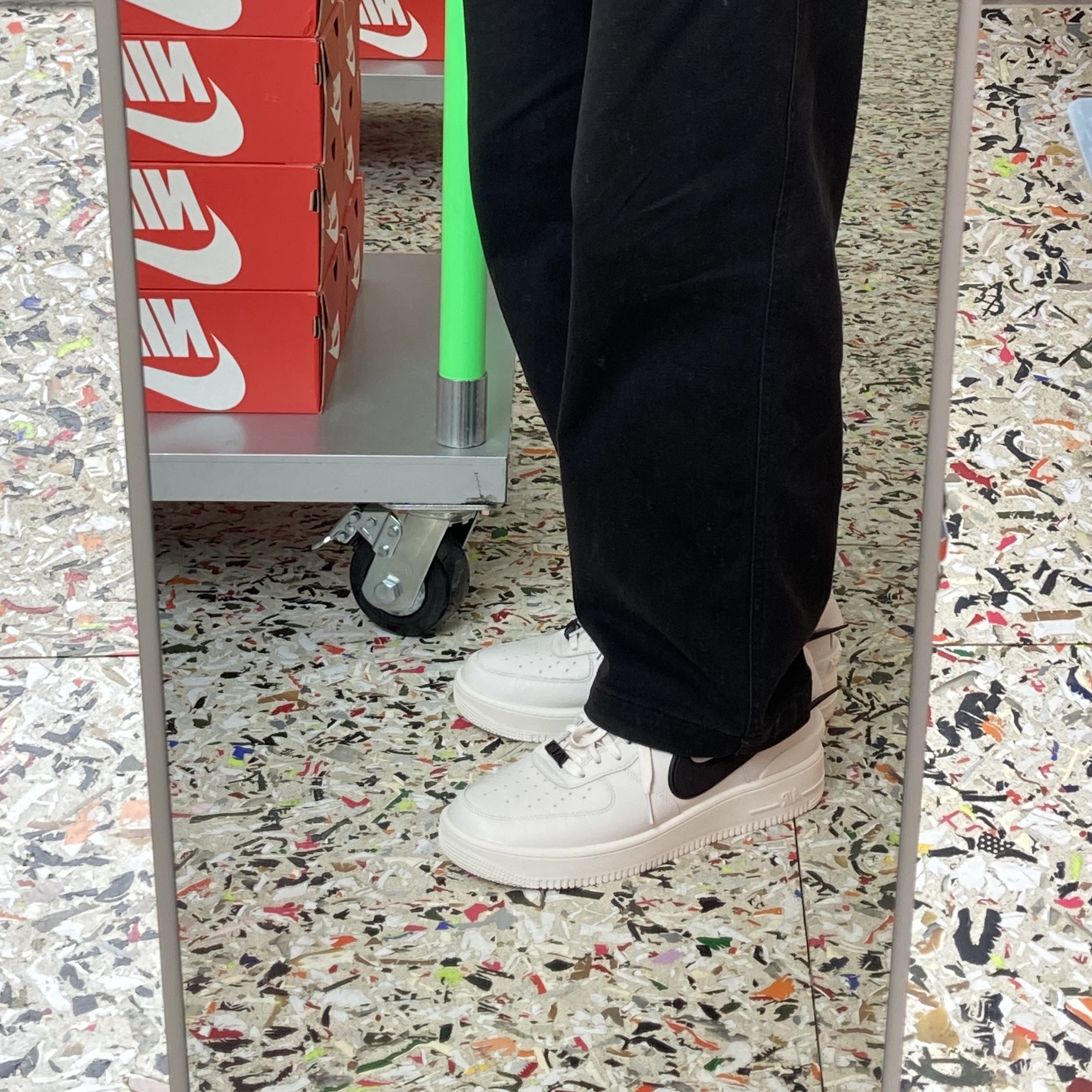 Nike x Ambush Air Force 1 Low SP Phantom, Nike x Ambush Air Force 1 Low SP Black 착용 스타일 - 2
