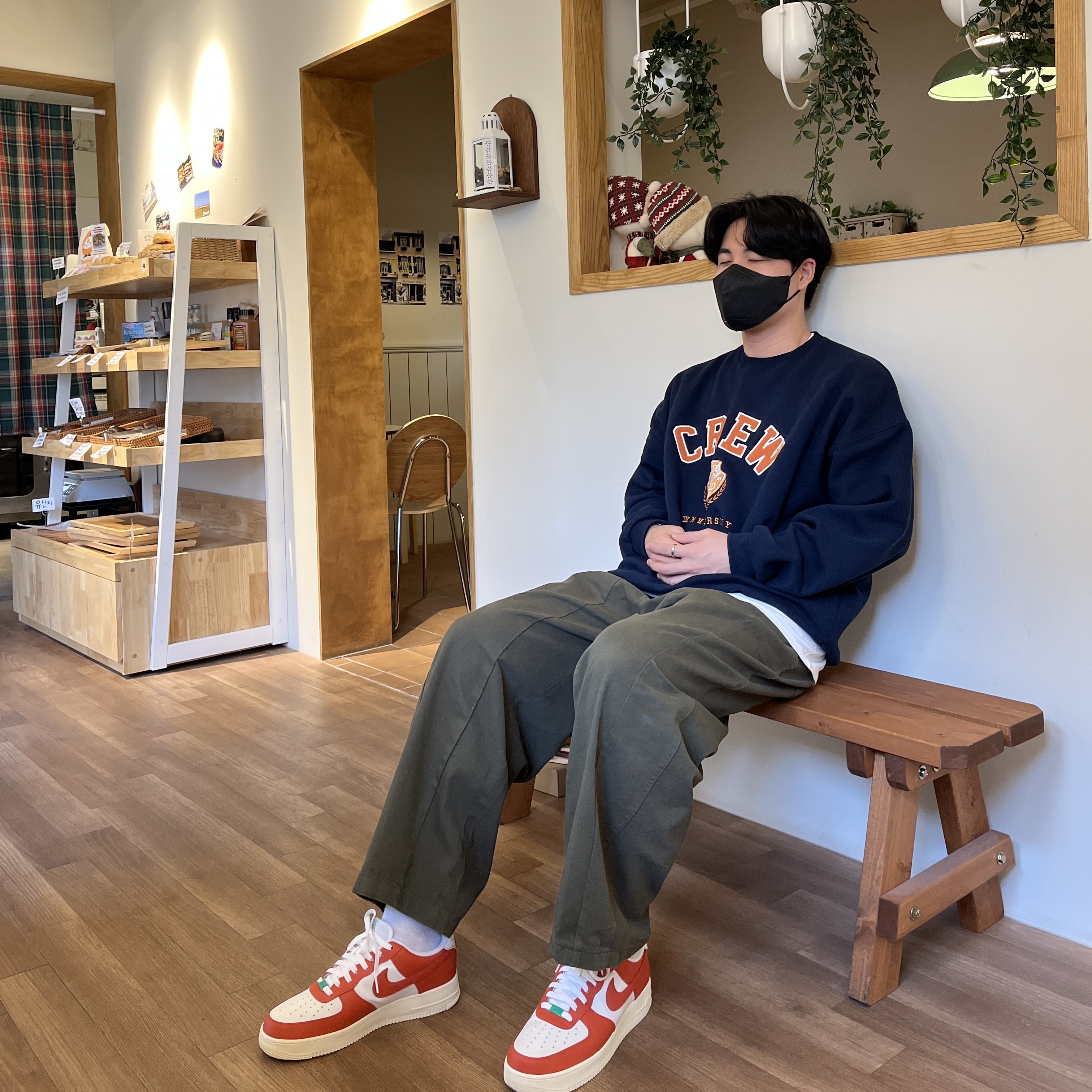 Nike Air Force 1 '07 LV8 Pojangmacha 착용 스타일 - 1