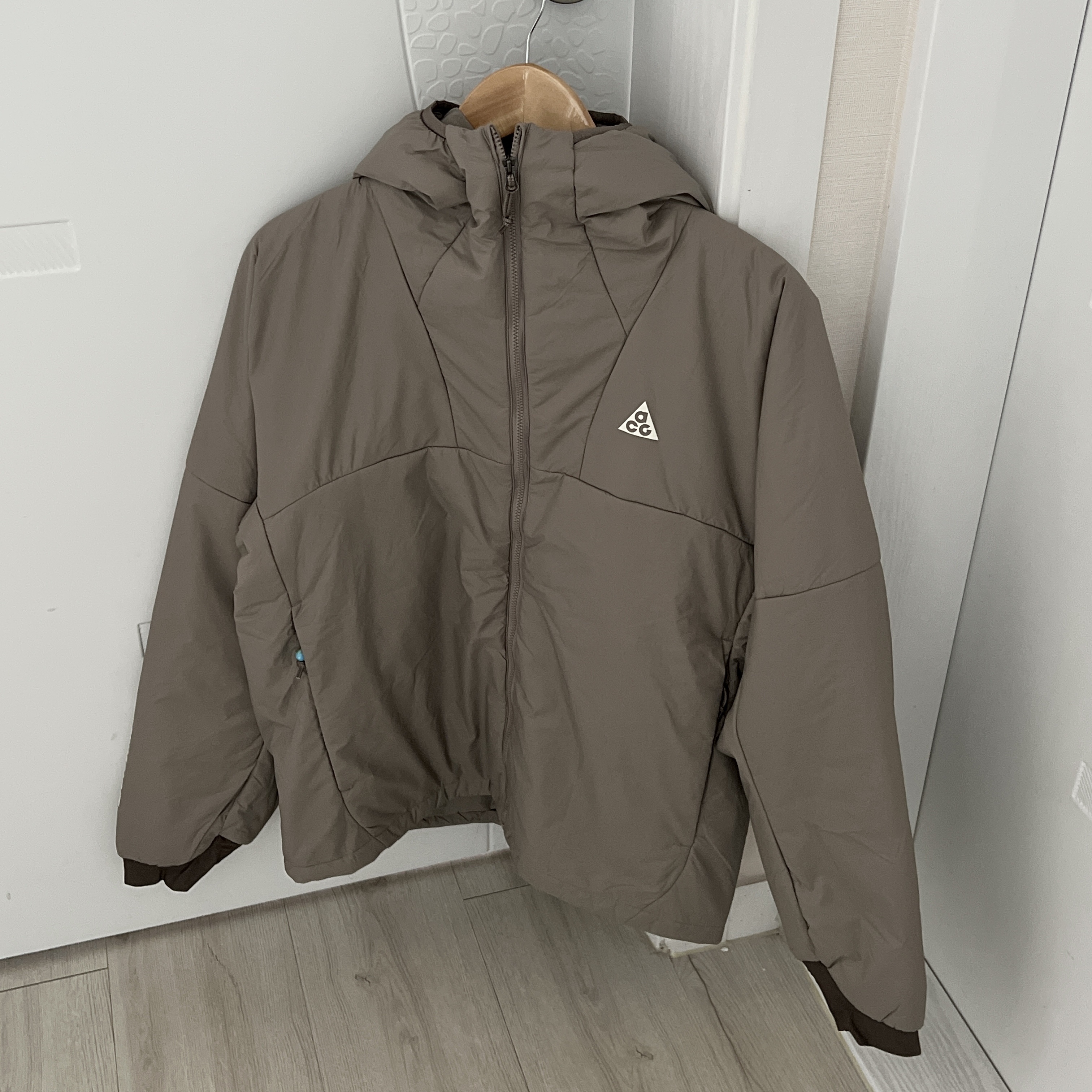 Nike ACG Therma-Fit ADV Rope De Dope Jacket Moon Fossil - Asia 착용 스타일