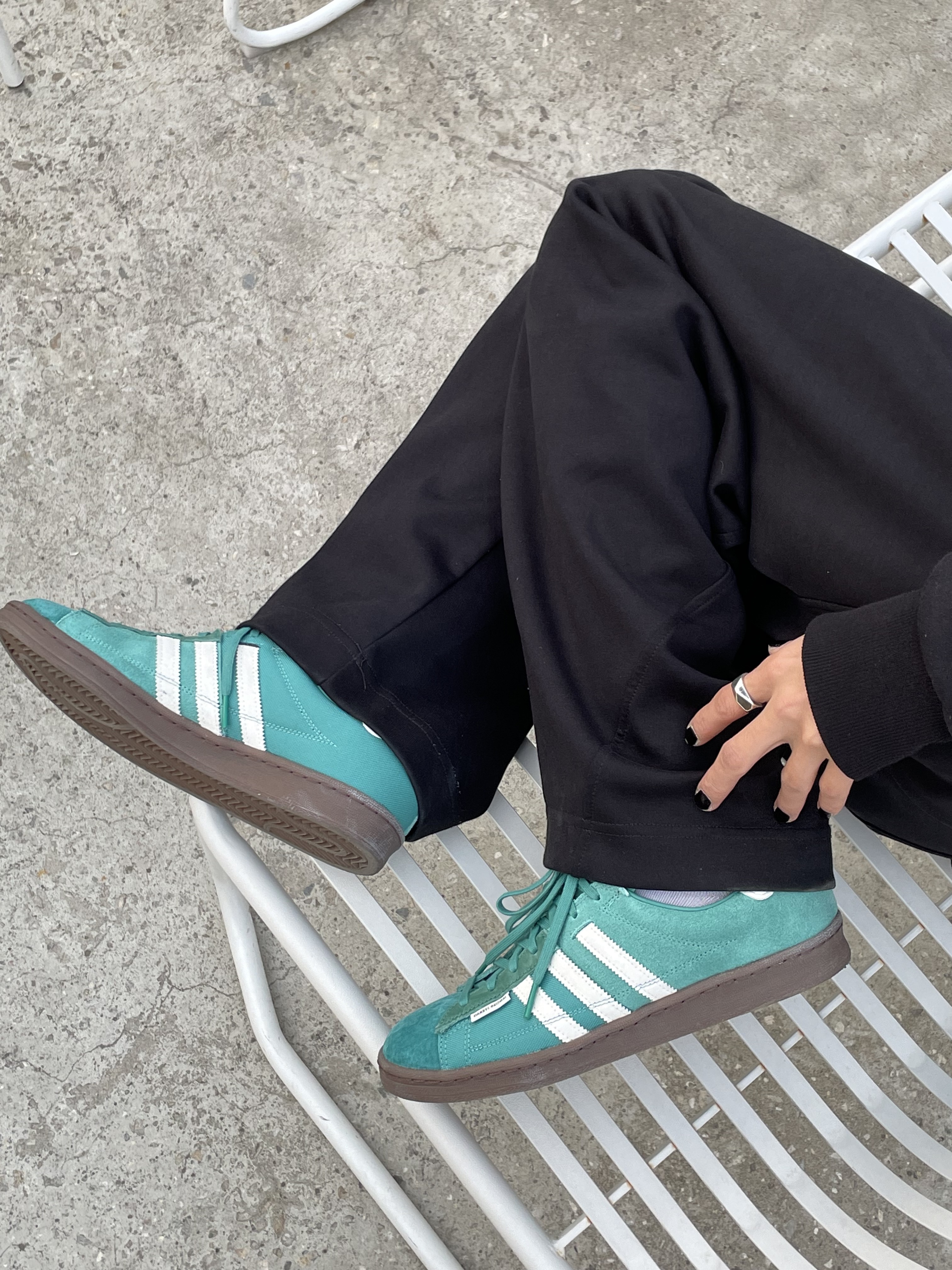 Adidas x Darryl Brown Campus 80 Active Green 착용 스타일 - 3