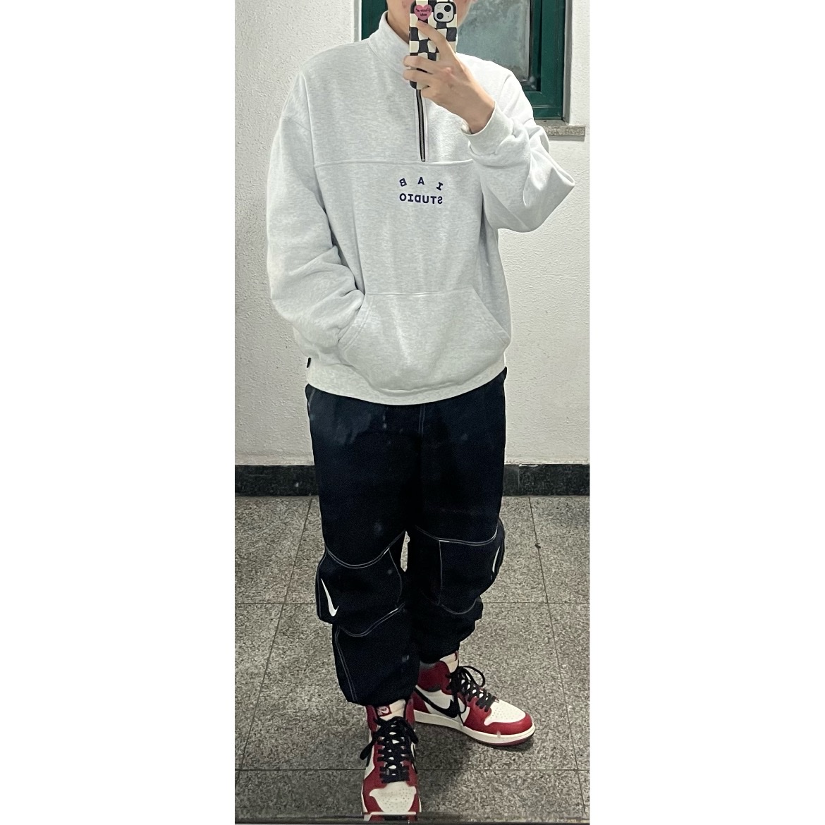 Stussy 8 Ball Fade Hoodie Putty, Nike x Tom Sachs General Purpose Shoe Archive 착용 스타일 - 2