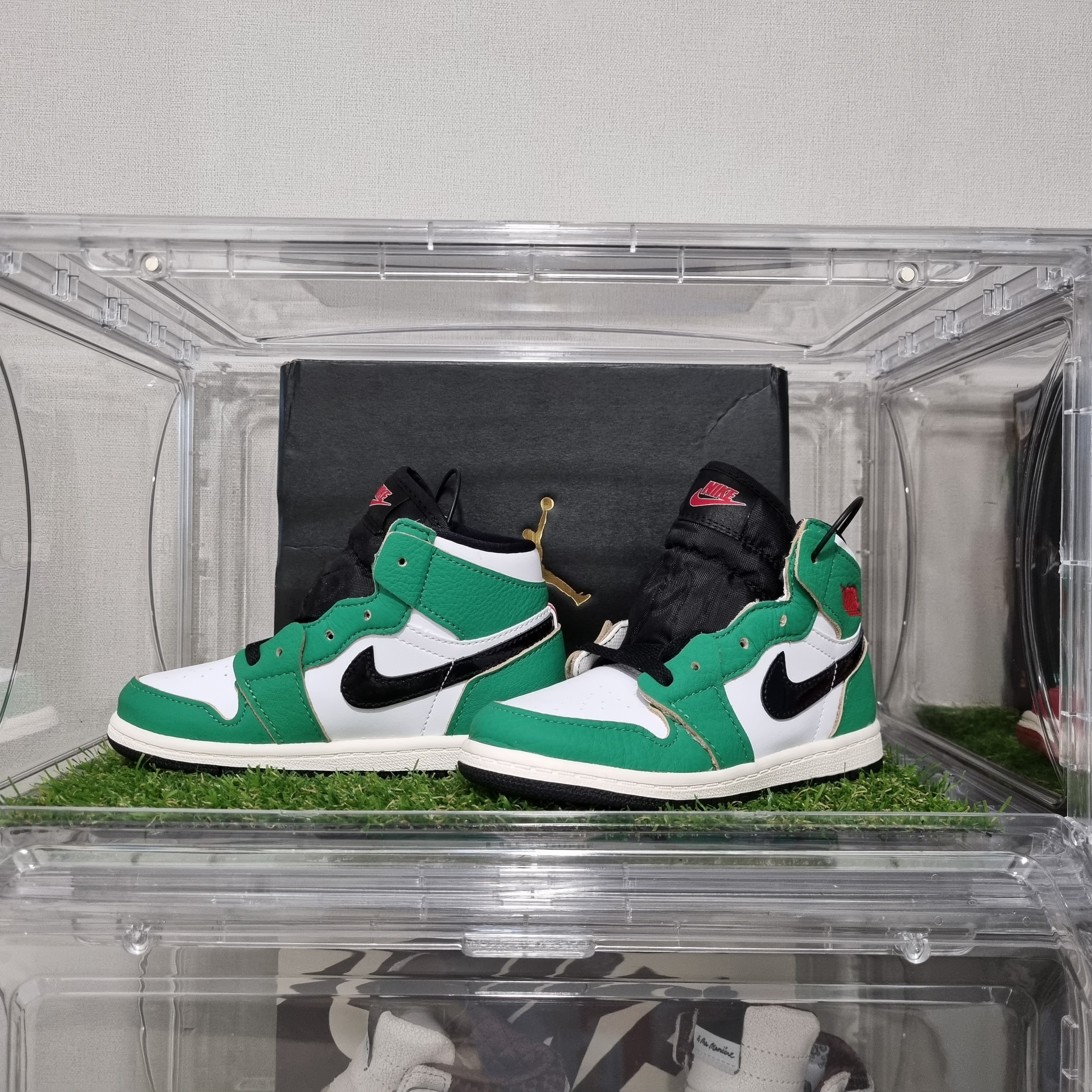 (TD) Jordan 1 Retro High OG Lucky Green 착용 스타일 - 2