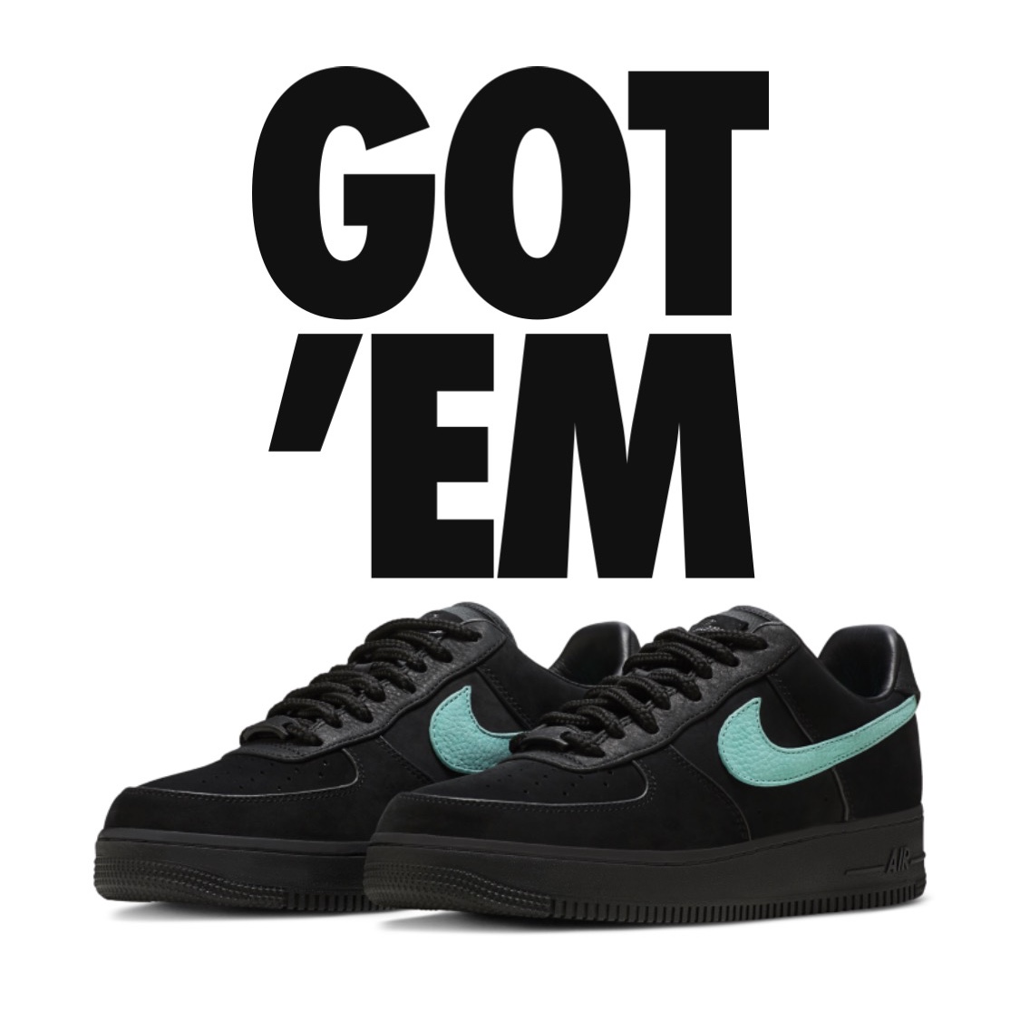 Nike x Tiffany & Co. Air Force 1 Low SP 1837 착용 스타일