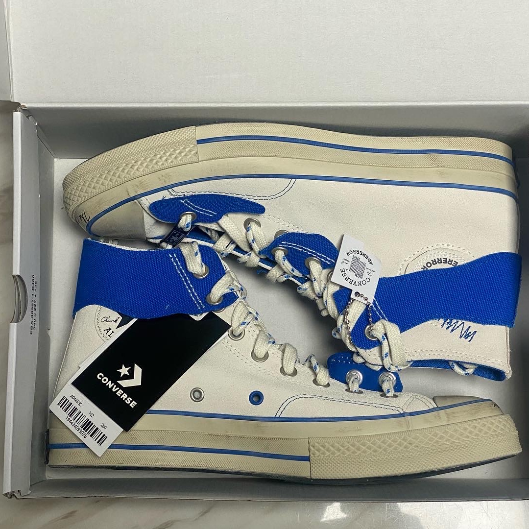 Converse x Ader Error Chuck 70 High White 착용 스타일