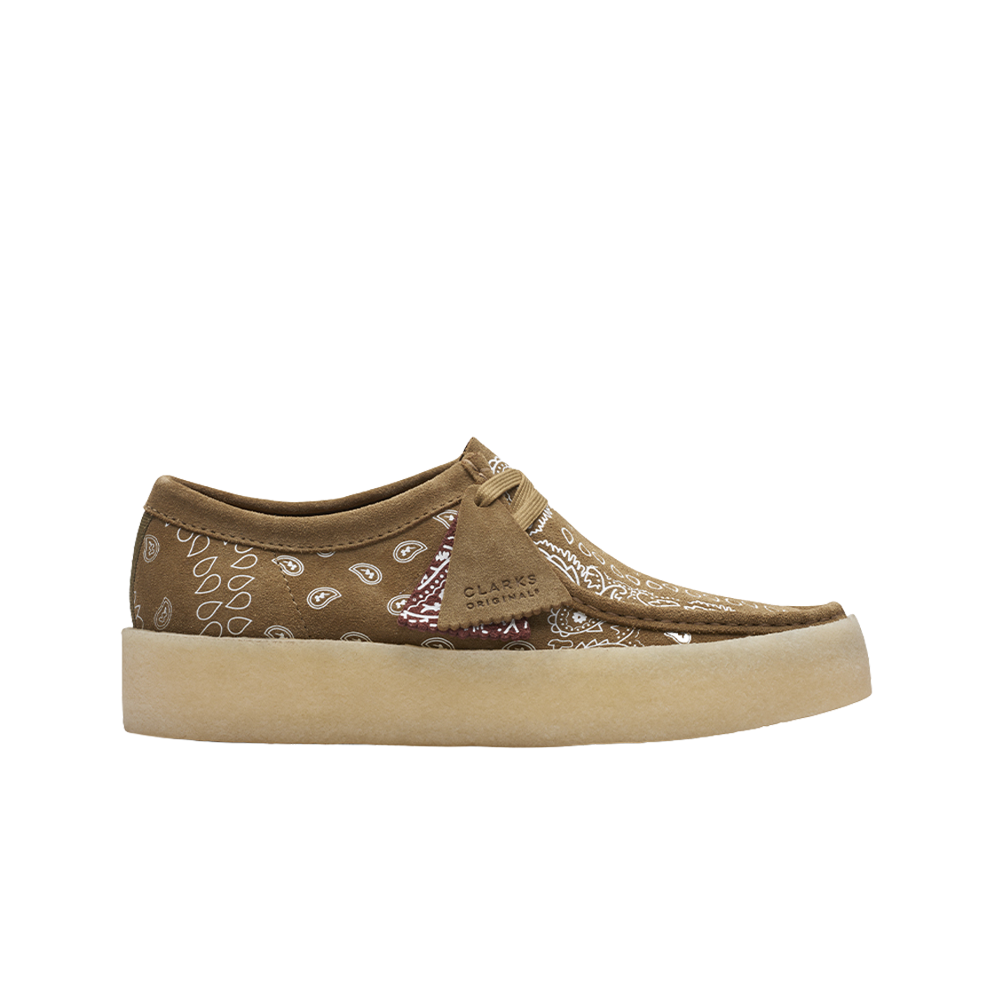 클락스 왈라비 컵 다크 올리브 프린트(Clarks Wallabee Cup Dark Olive Print)