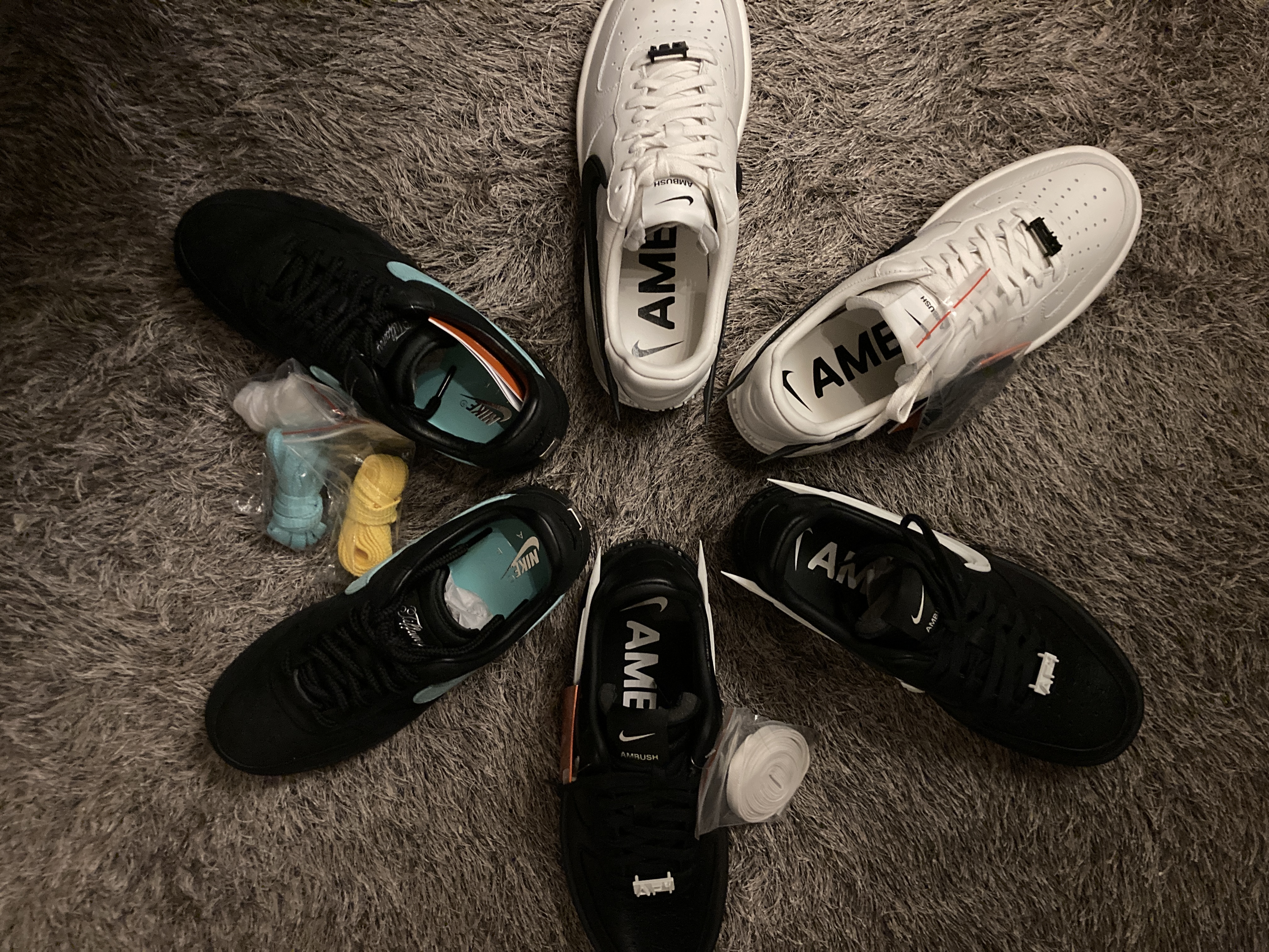 Nike x Ambush Air Force 1 Low SP Phantom, Nike x Ambush Air Force 1 Low SP Black 착용 스타일 - 1