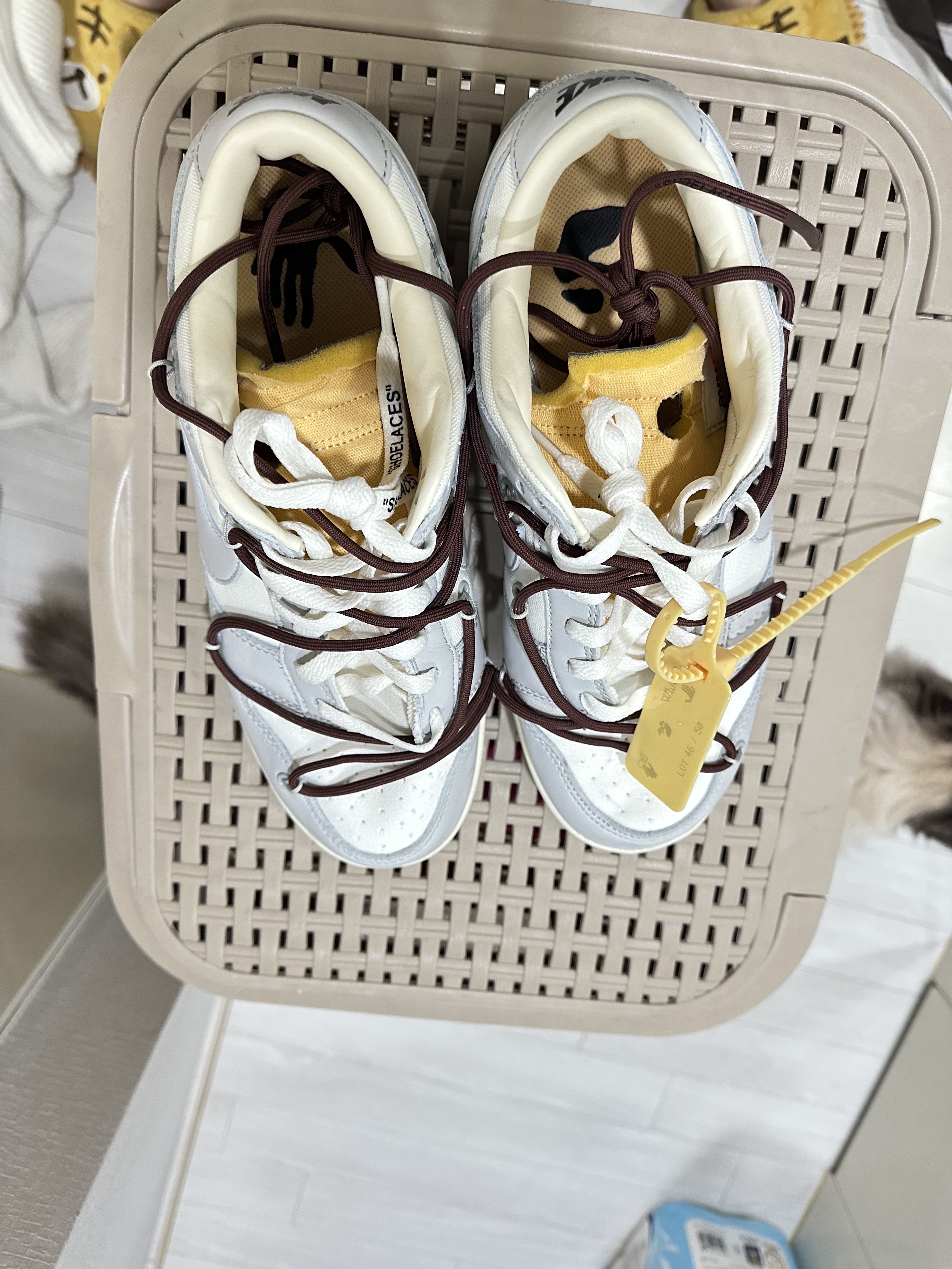 Nike x Off-White Dunk Low The 50 - Lot 46 착용 스타일