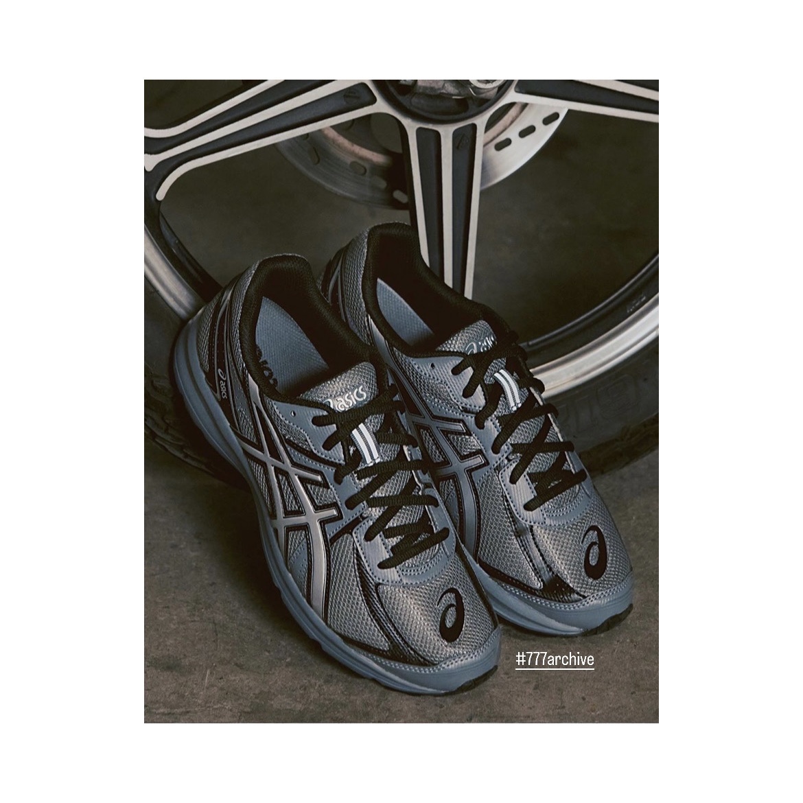 Asics Jog 100 S Steel Grey - 2E Wide 착용 스타일 - 4