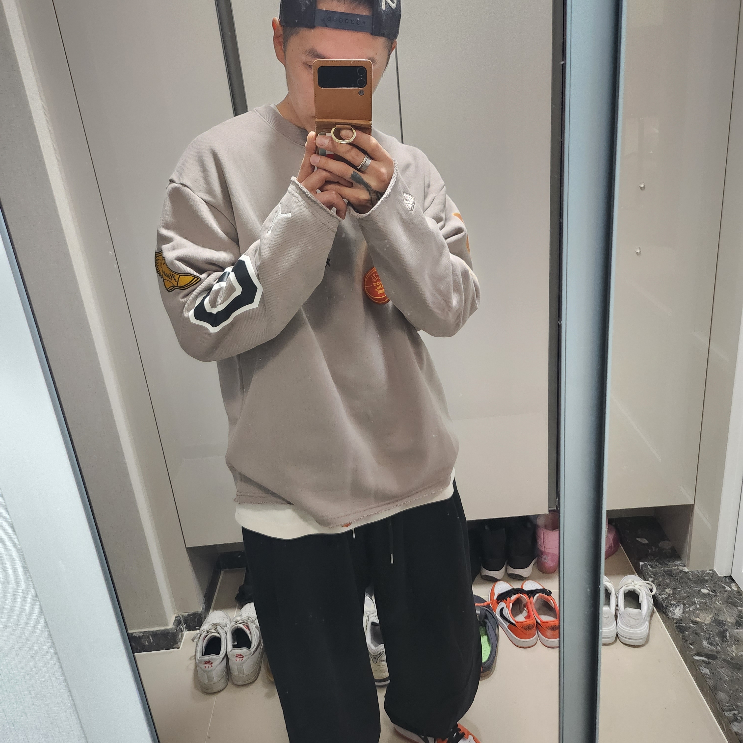 Jordan x Russell Westbrook Honor the Gift Men’s Crewneck Sweatshirt - Asia 착용 스타일