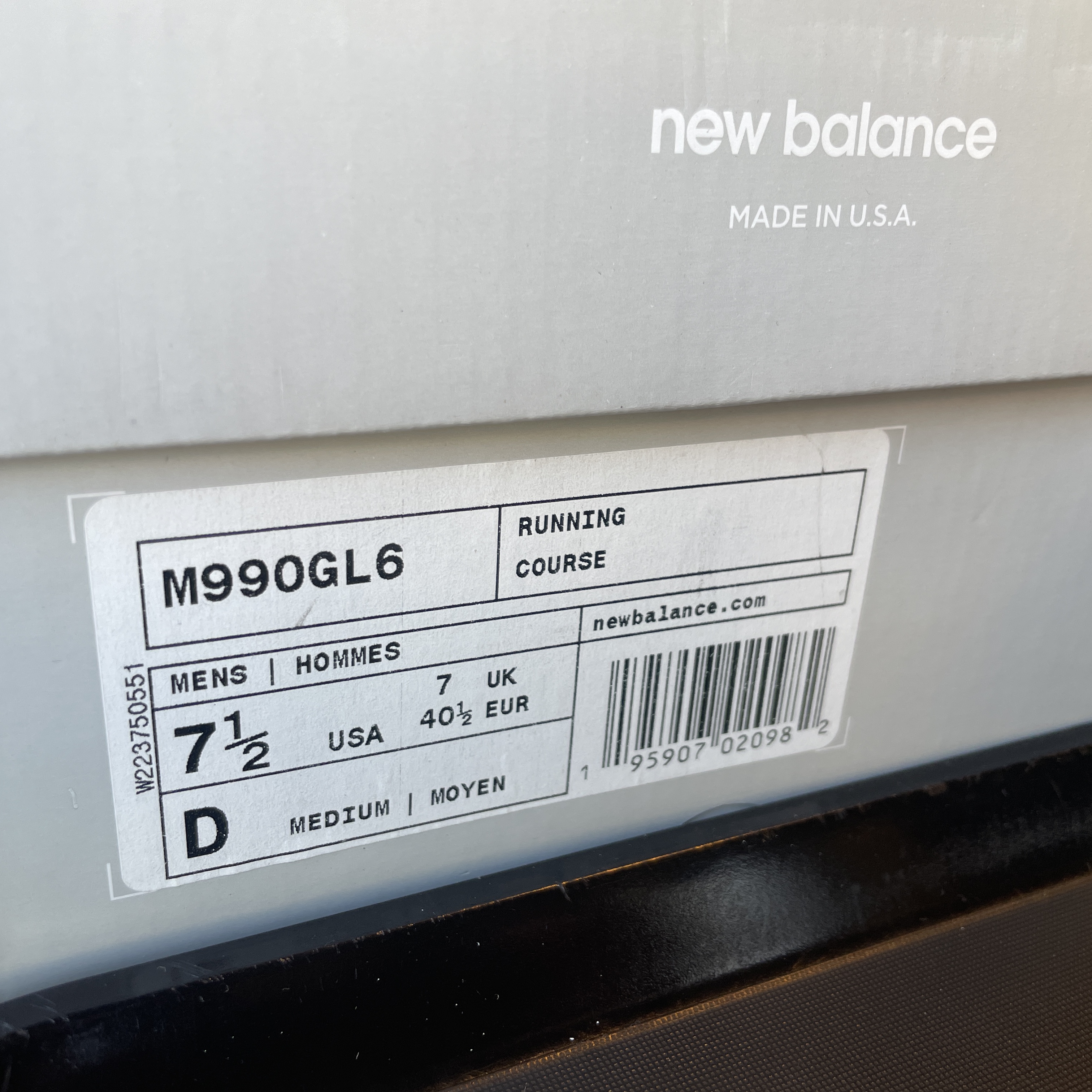 New Balance 990v6 Made in USA Grey - D Standard 착용 스타일 - 3
